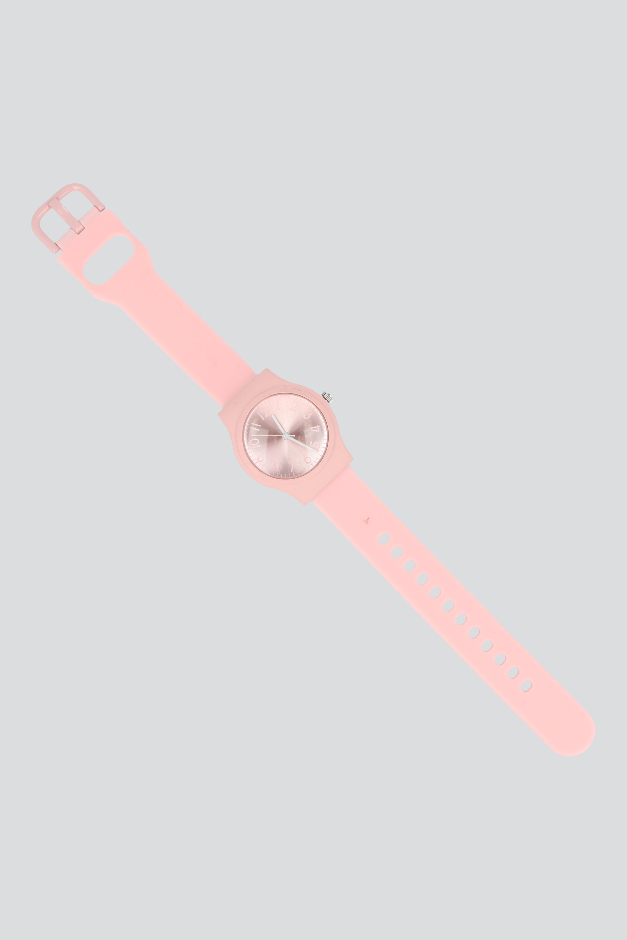 Reloj cara iridiscente color PALO DE ROSA