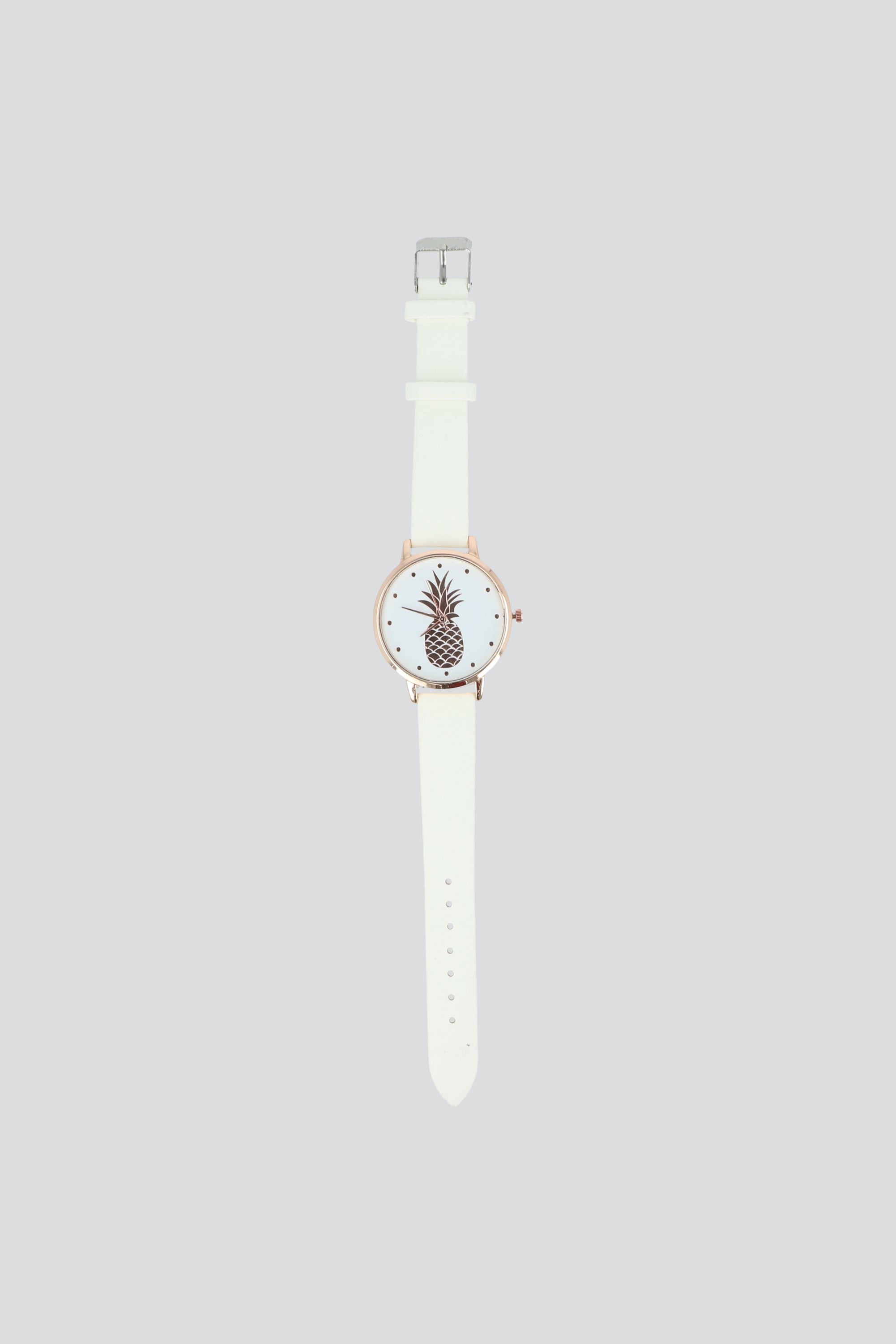 Reloj cara piña BLANCO