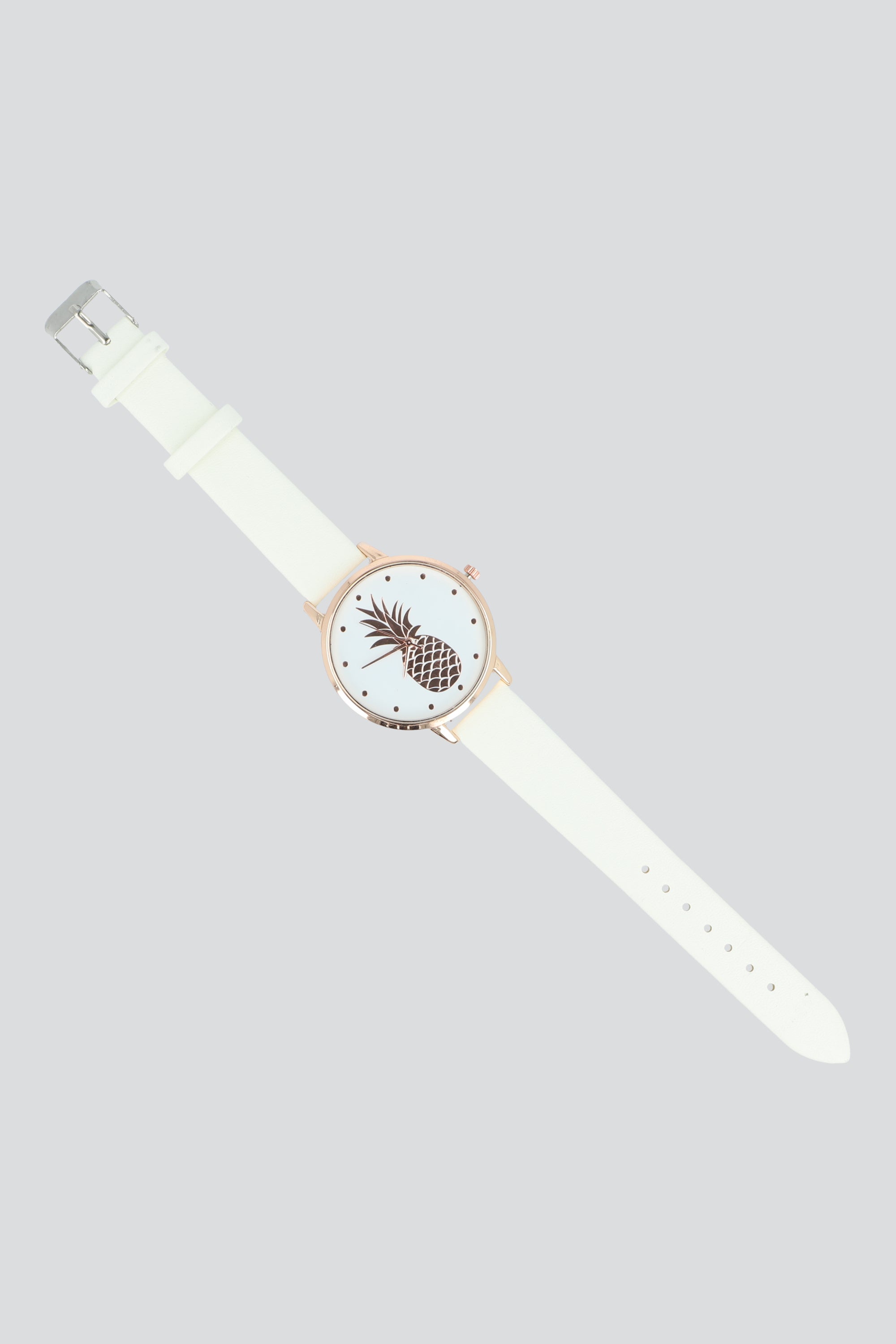 Reloj cara piña BLANCO