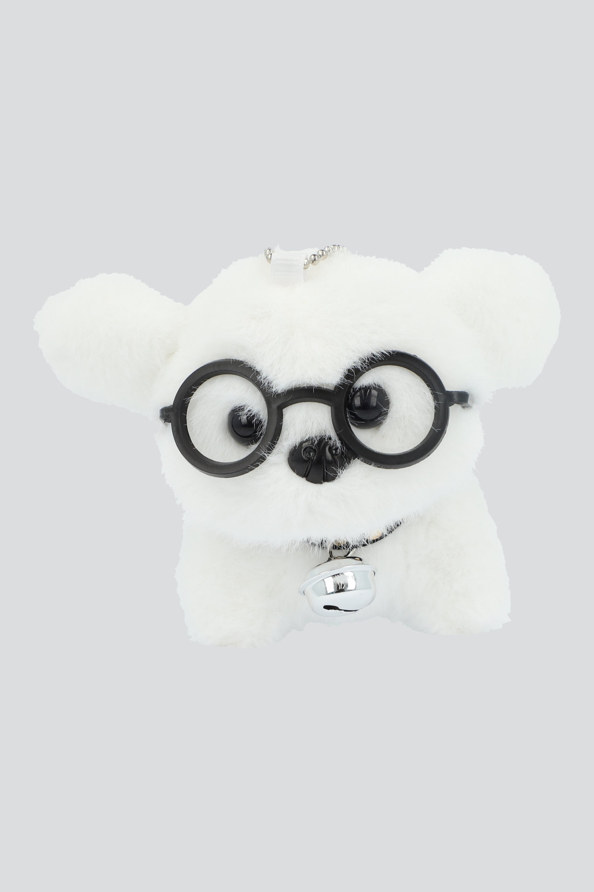 LLAVERO PERRITO LENTES BLANCO