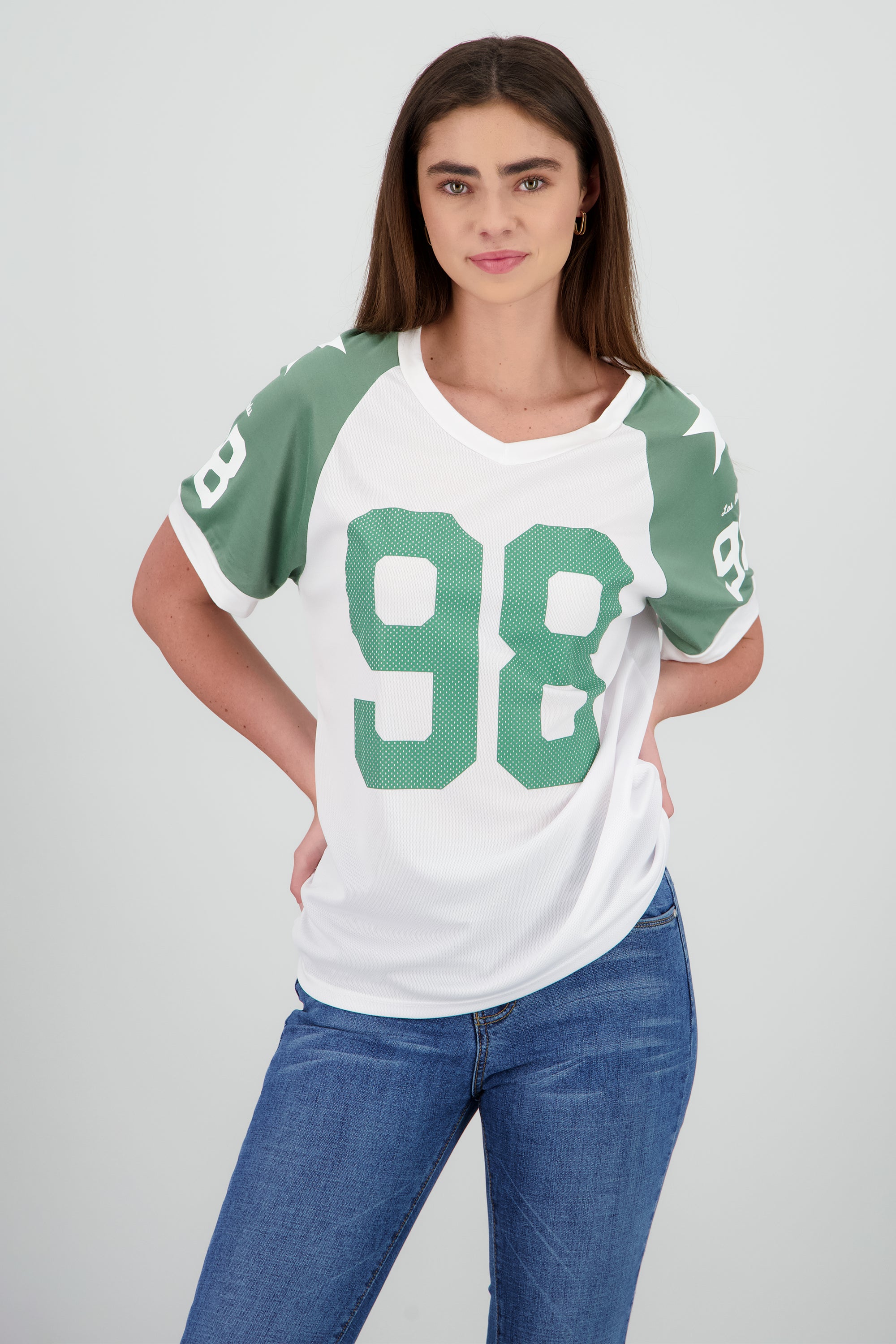 Playera oversized numero contraste SAGE