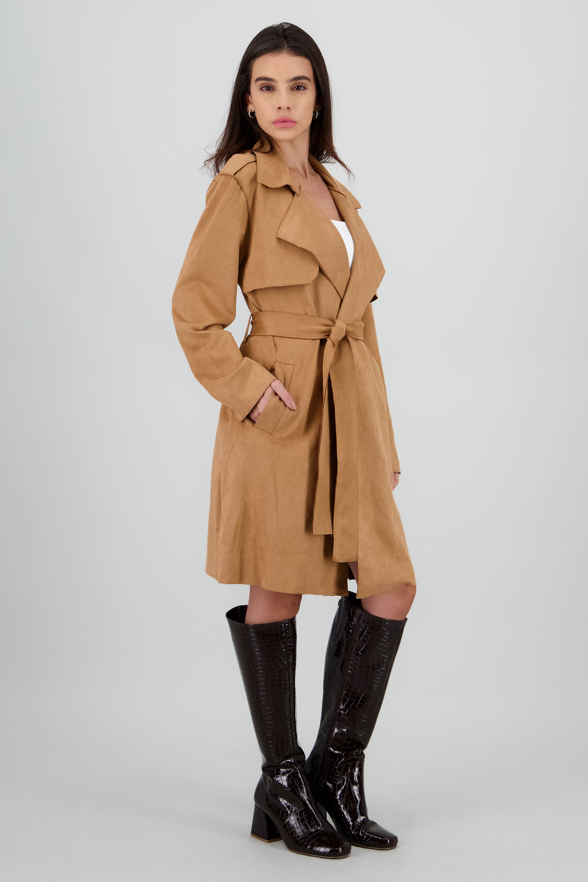 Gabardina antelina CAMELLO