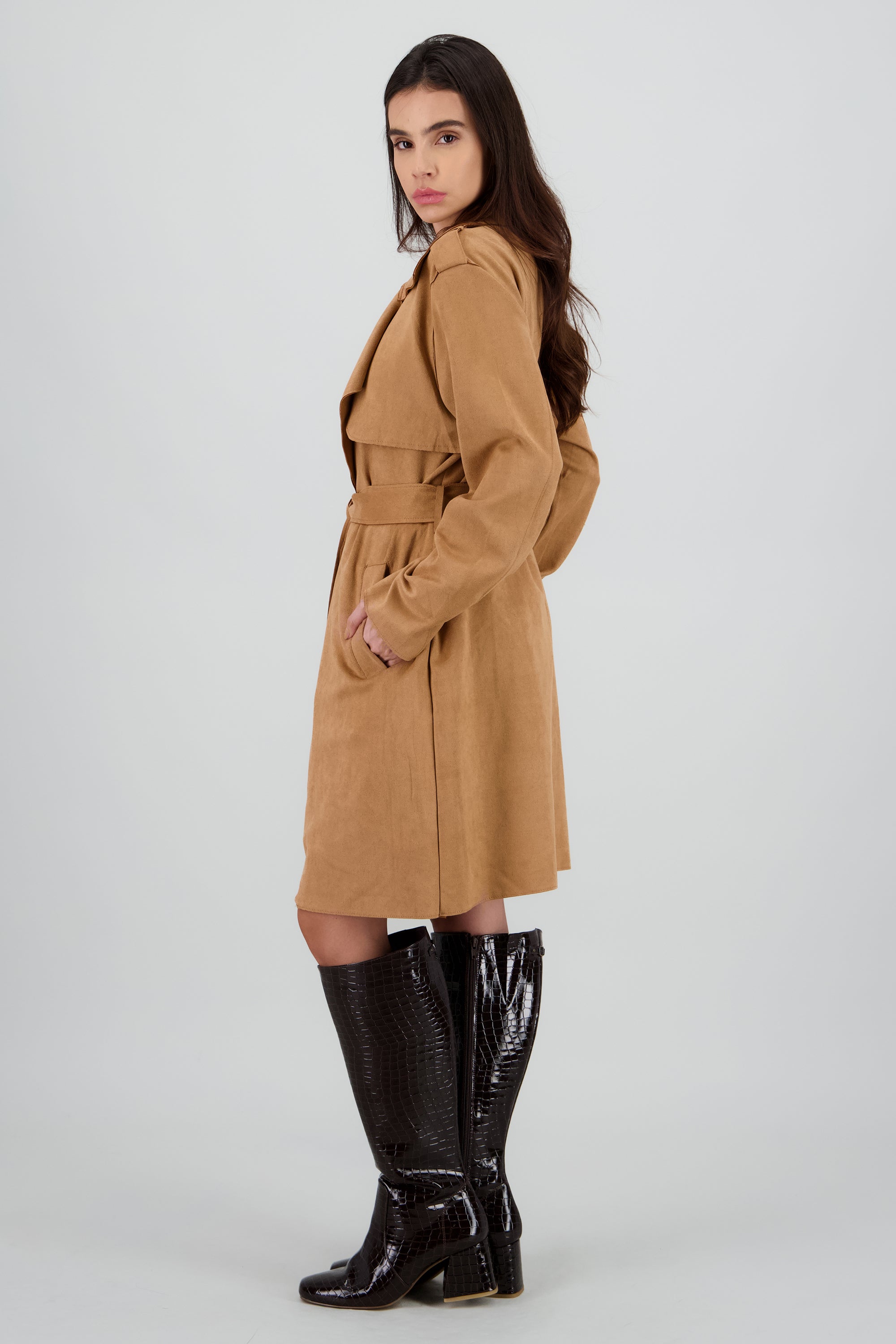 Gabardina antelina CAMELLO