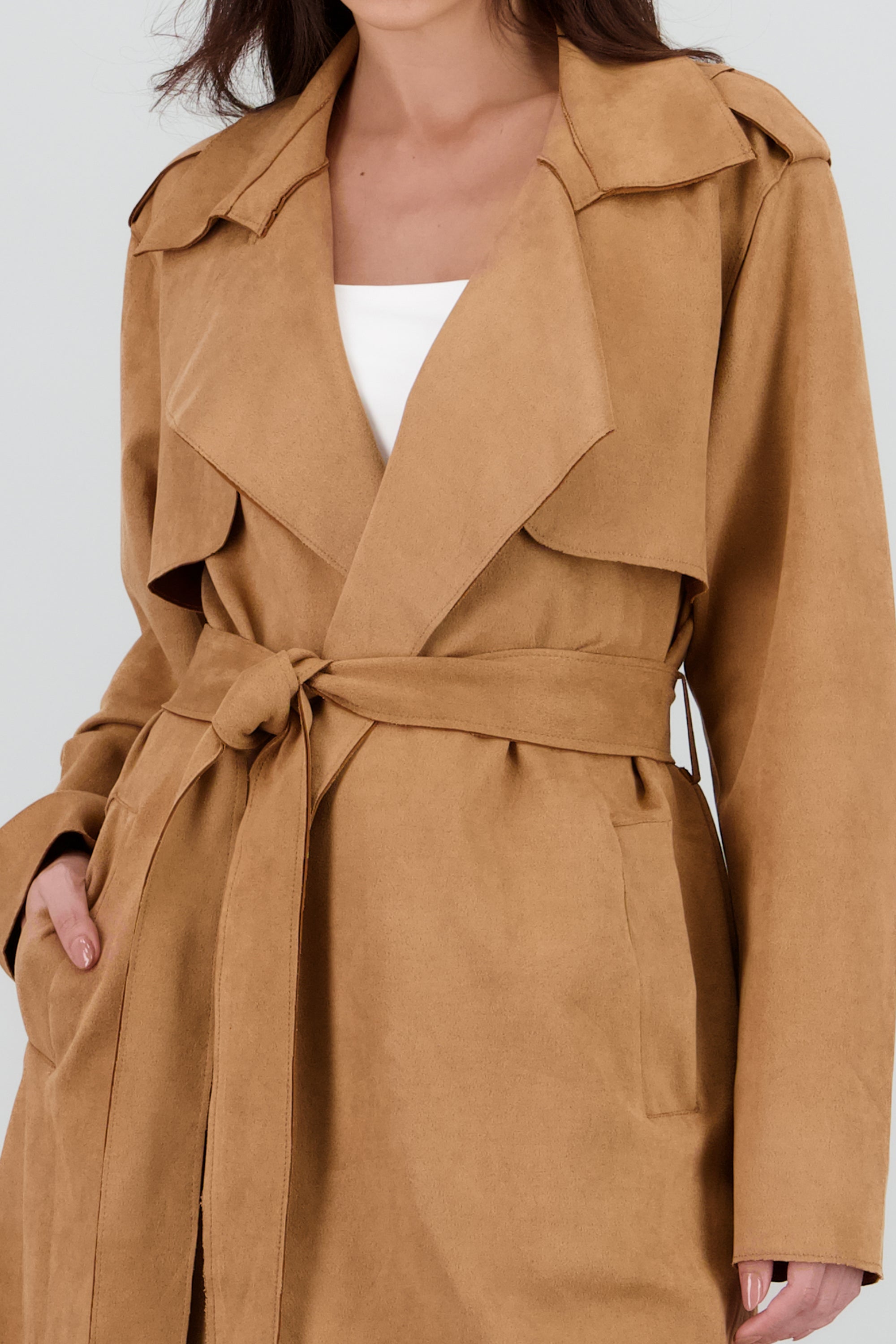 Gabardina antelina CAMELLO