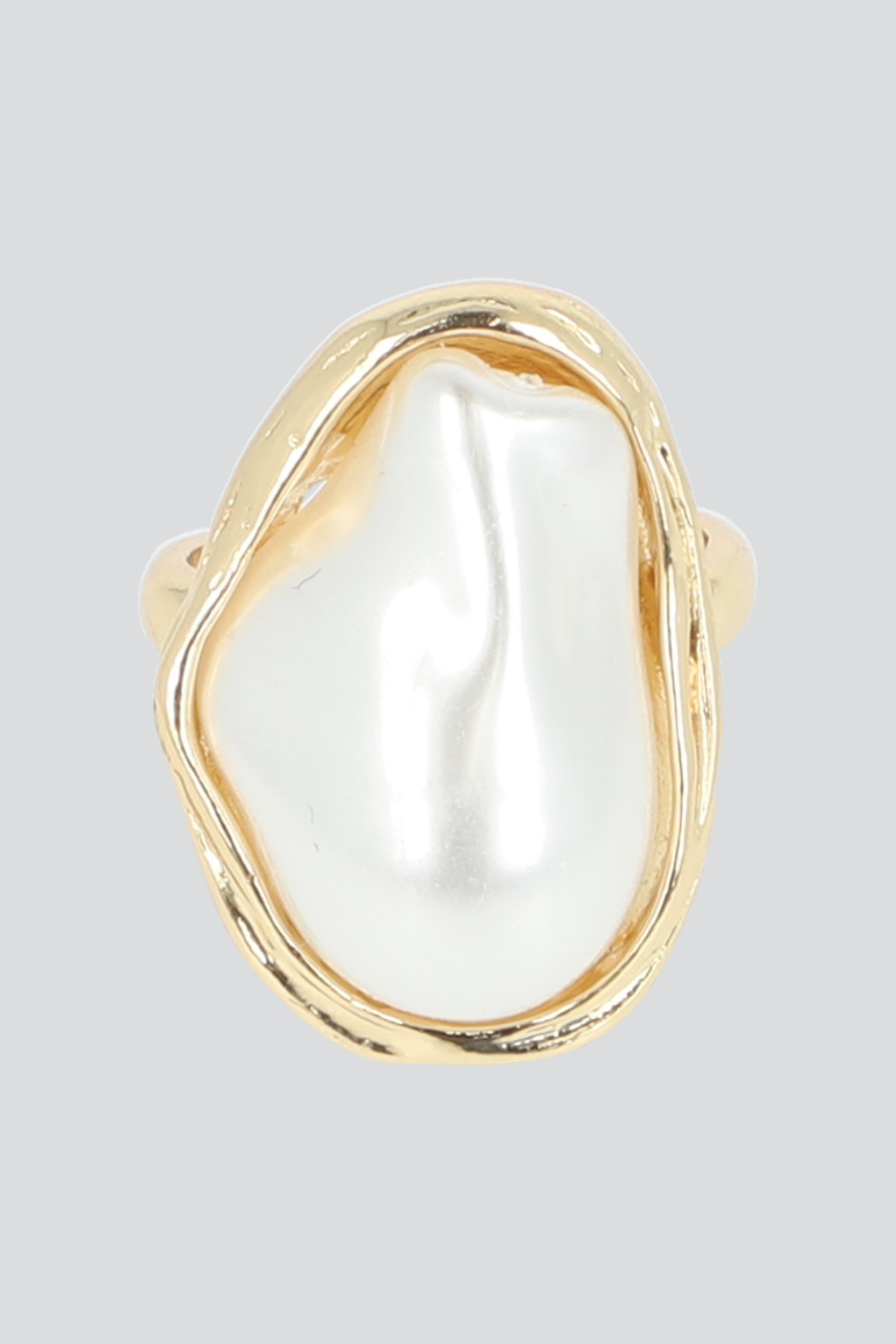 ANILLO PERLA FORMA ORO