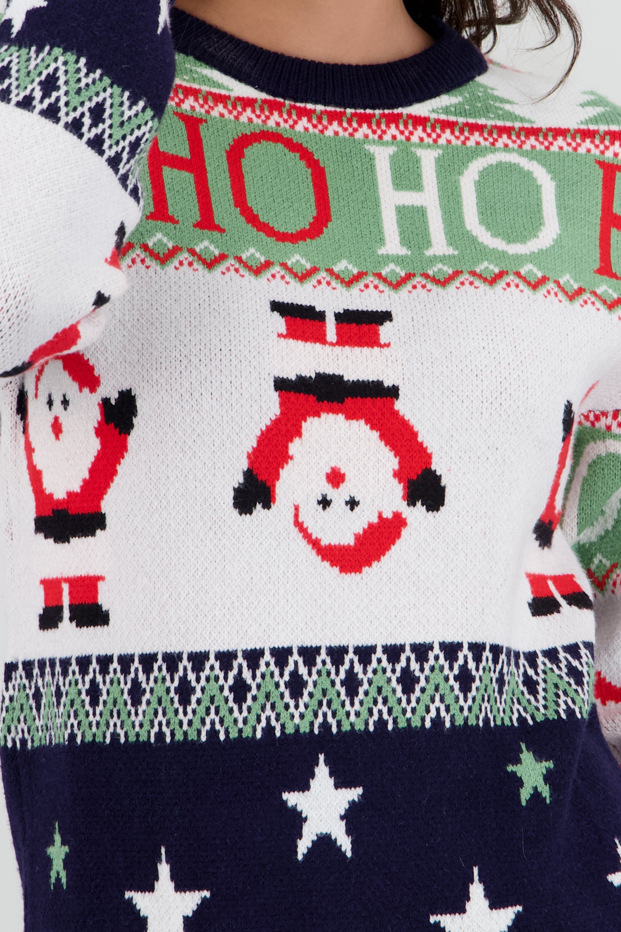 Sueter navidad santa divertido MARINO COMBO