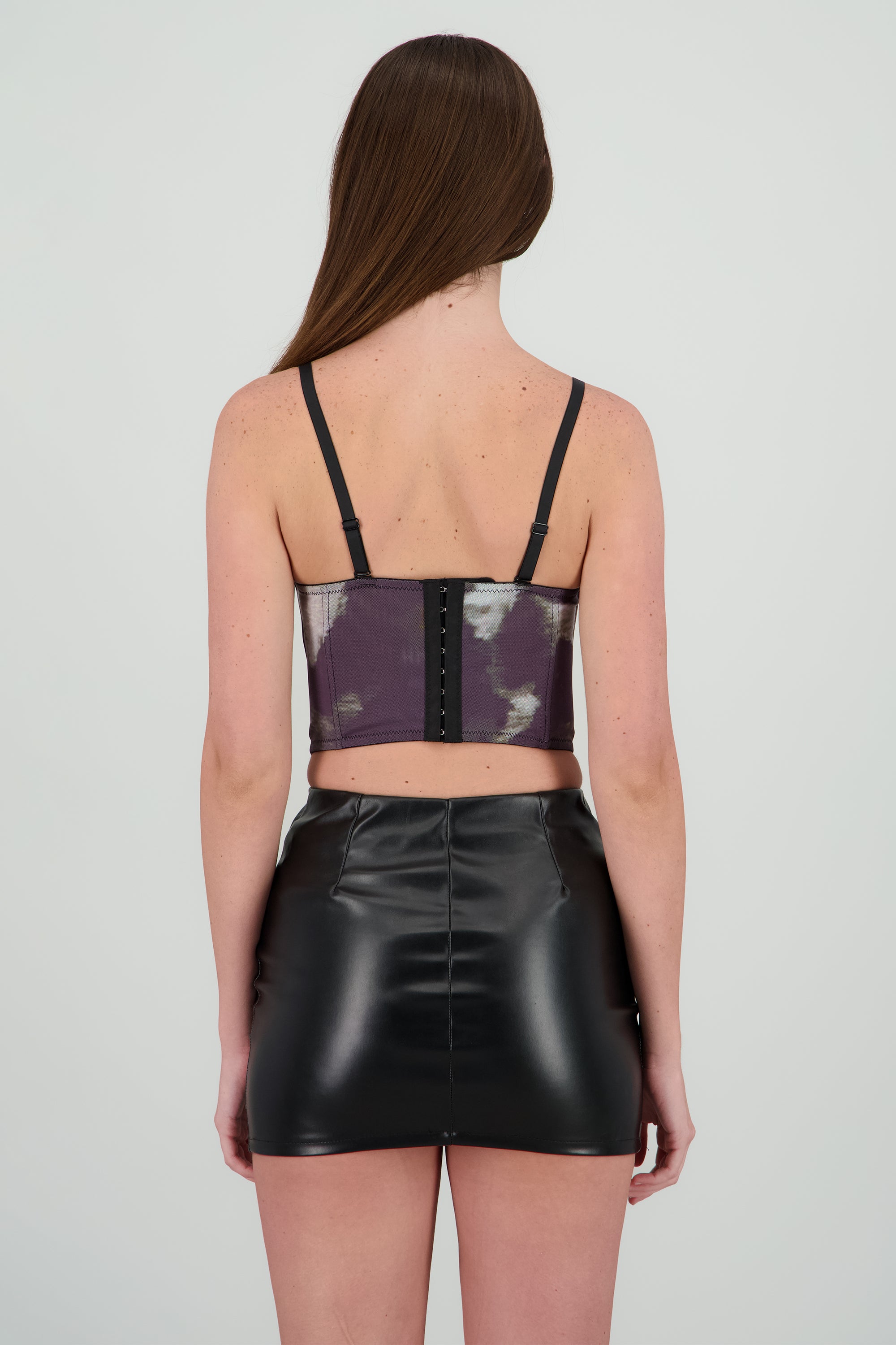 Corset copas tirantes varilla CIRUELA