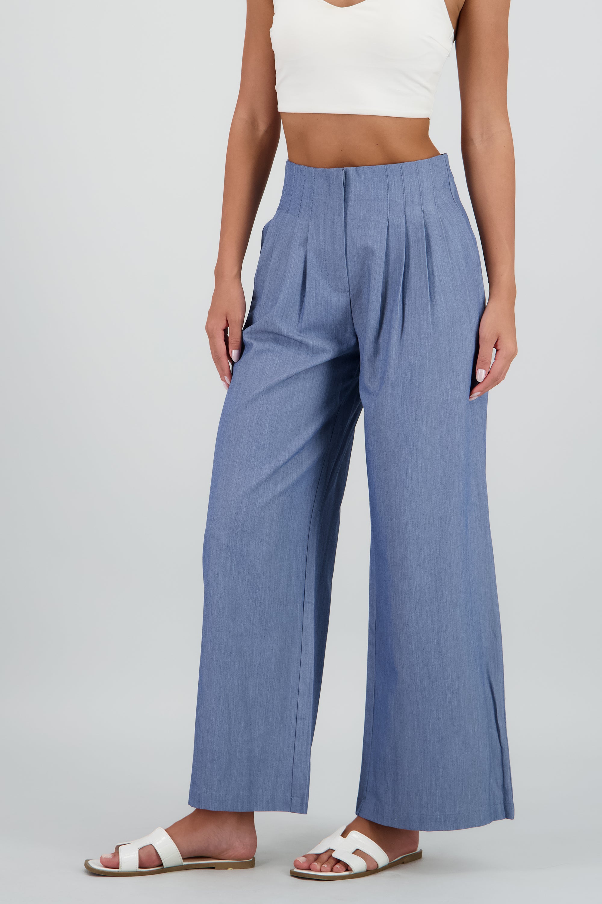 Pantalon amplio AZUL CIELO