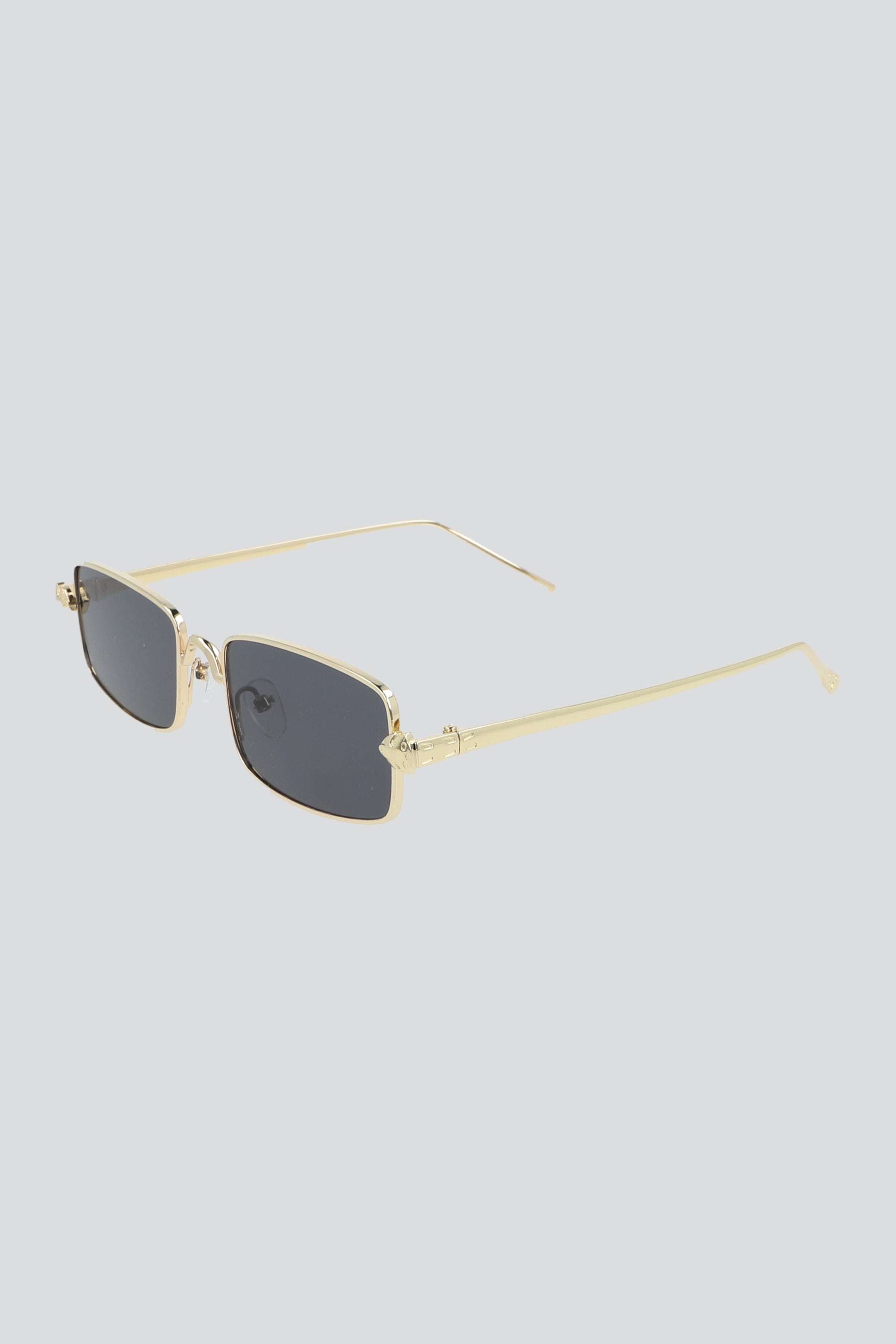 Lente wayfarer varilla metalica ORO