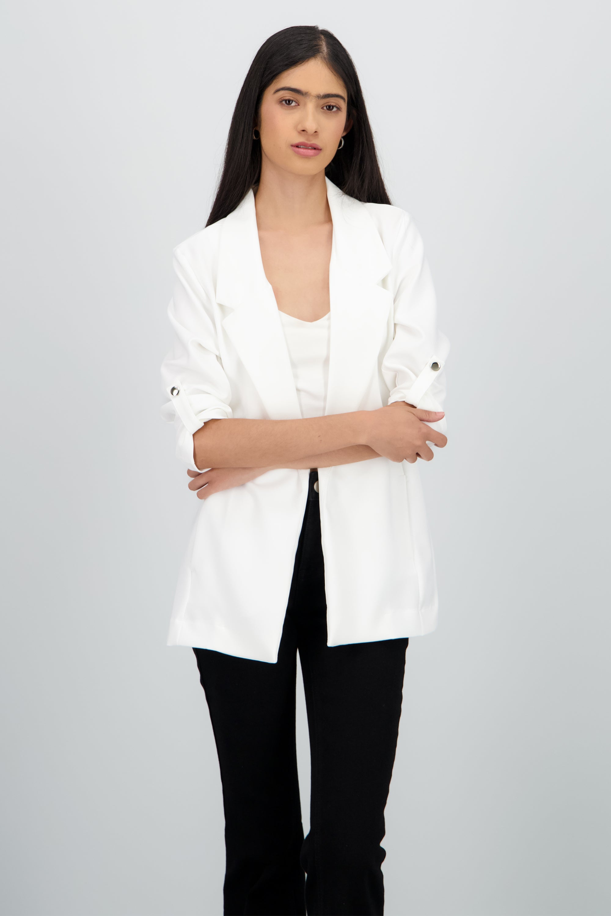 Saco Liso Manga Elevadores BLANCO