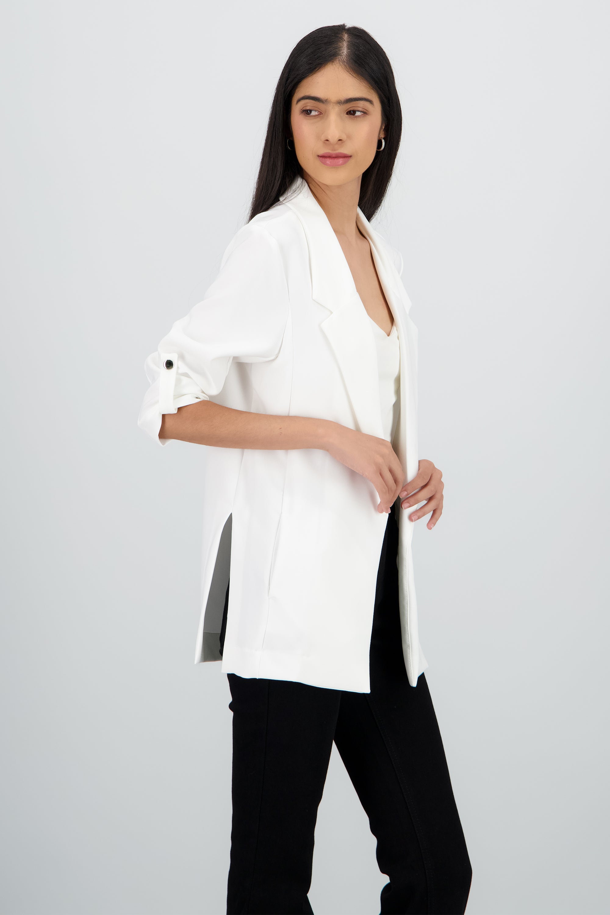 Saco Liso Manga Elevadores BLANCO