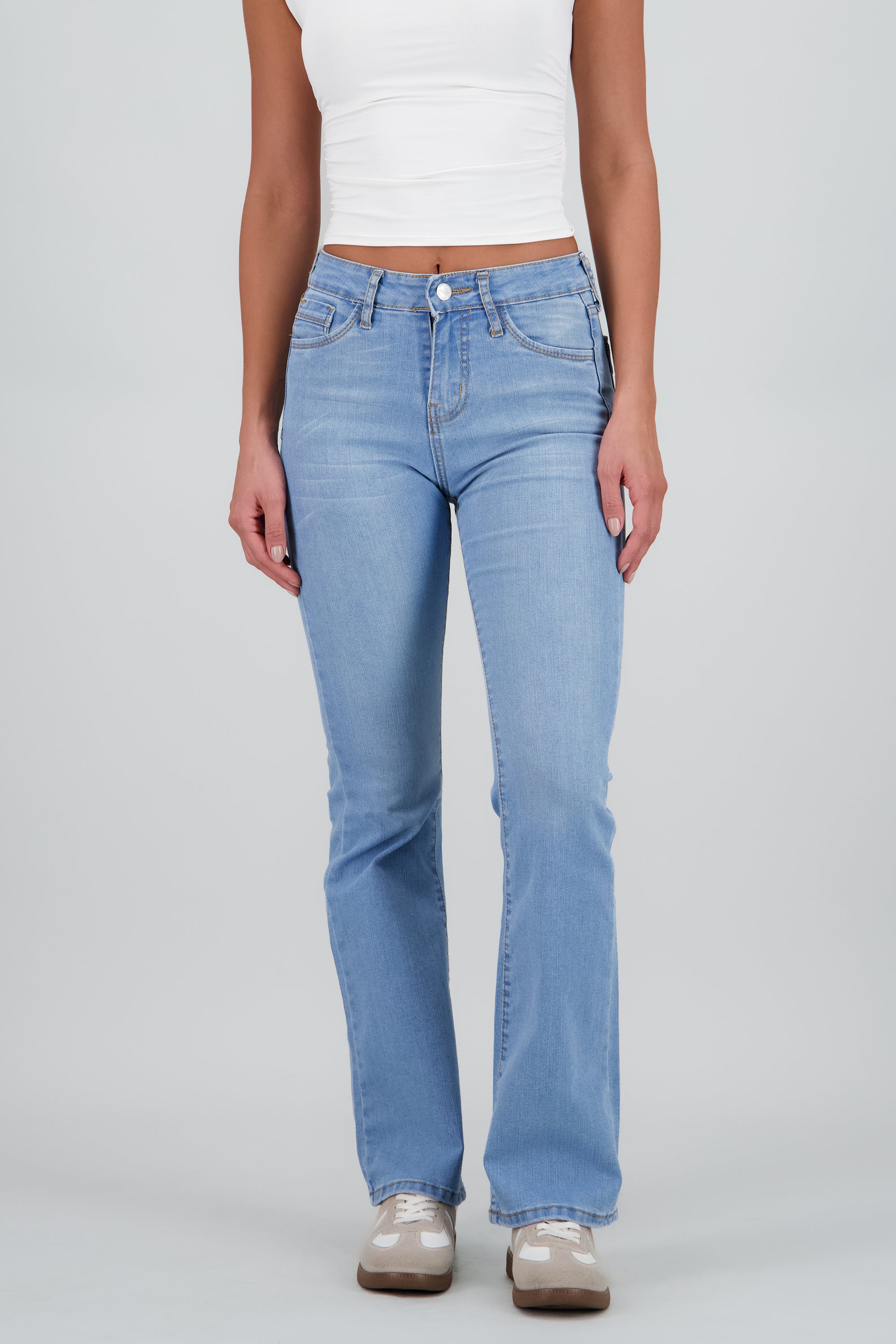 Jeans flare slim confort LIGHT WASH