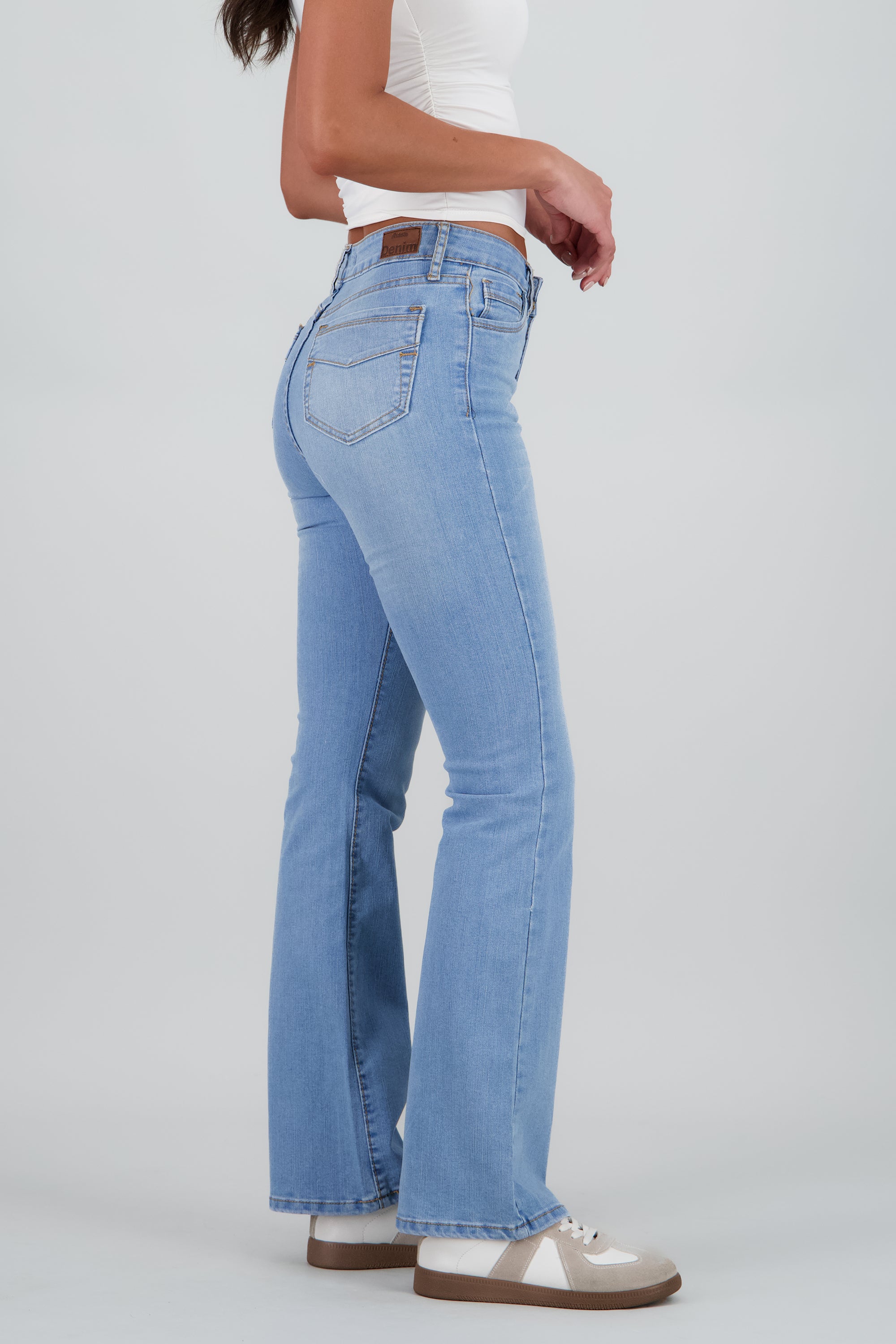 Jeans flare slim confort LIGHT WASH