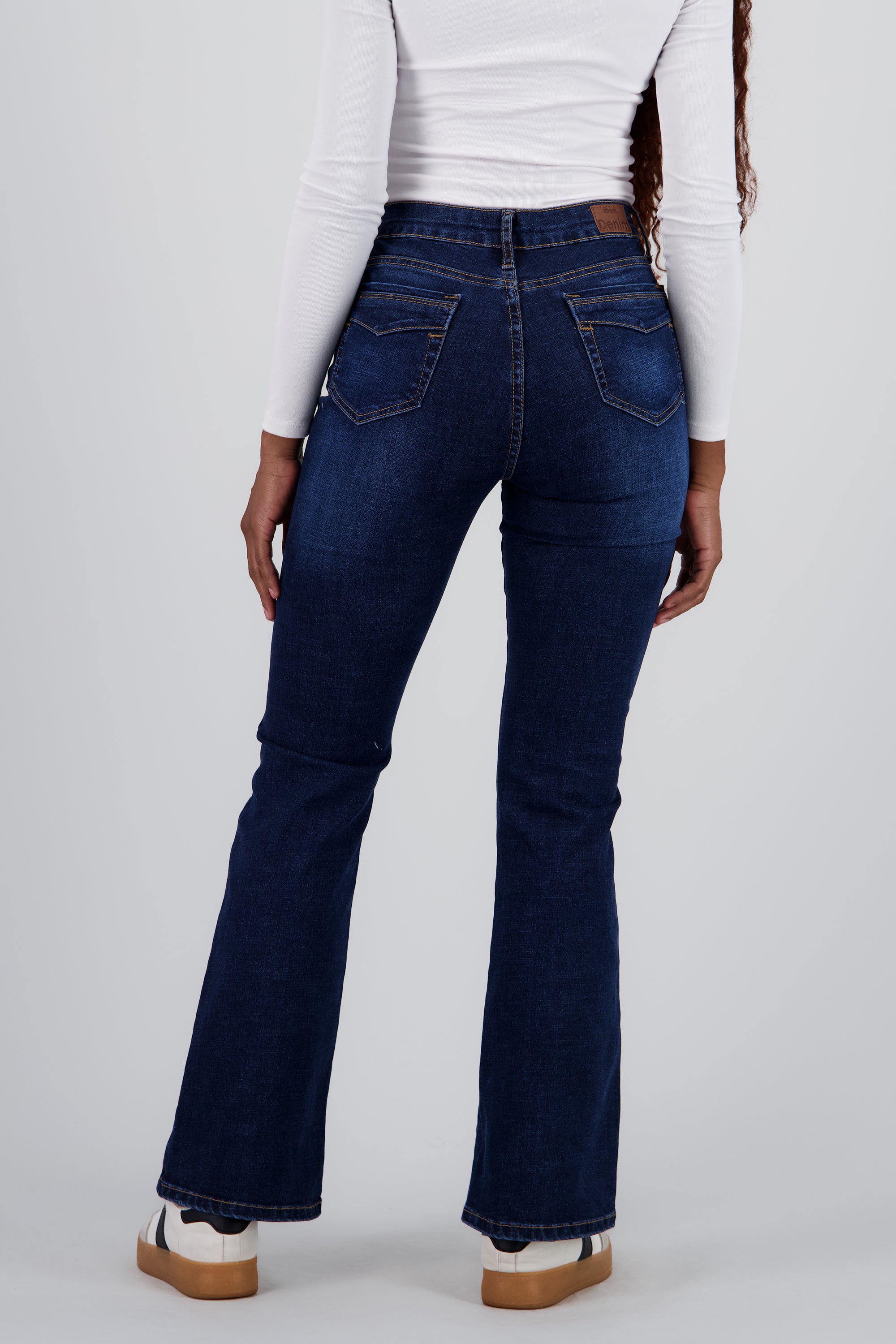 Jeans flare slim confort DARK WASH