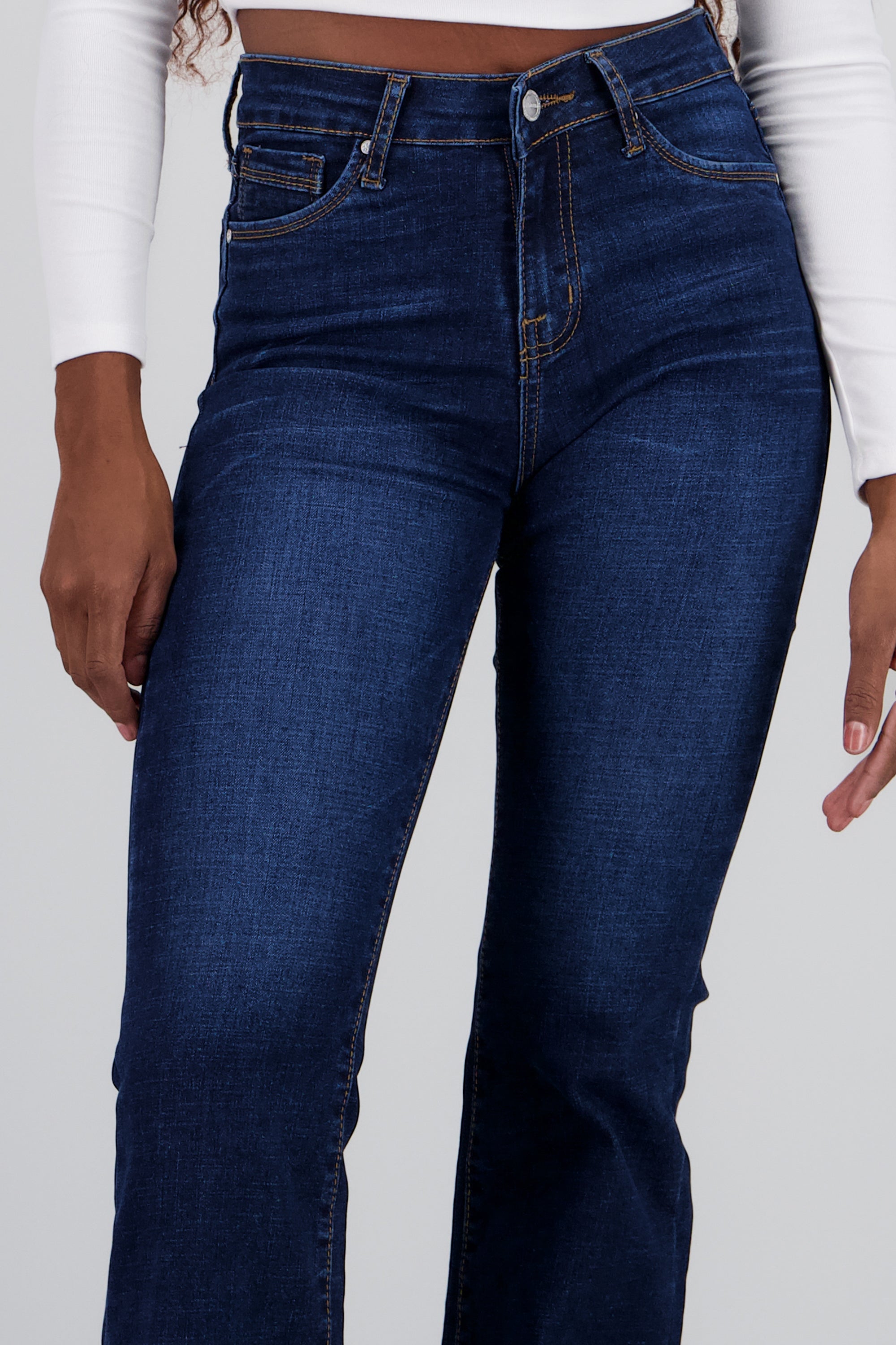 Jeans flare slim confort DARK WASH