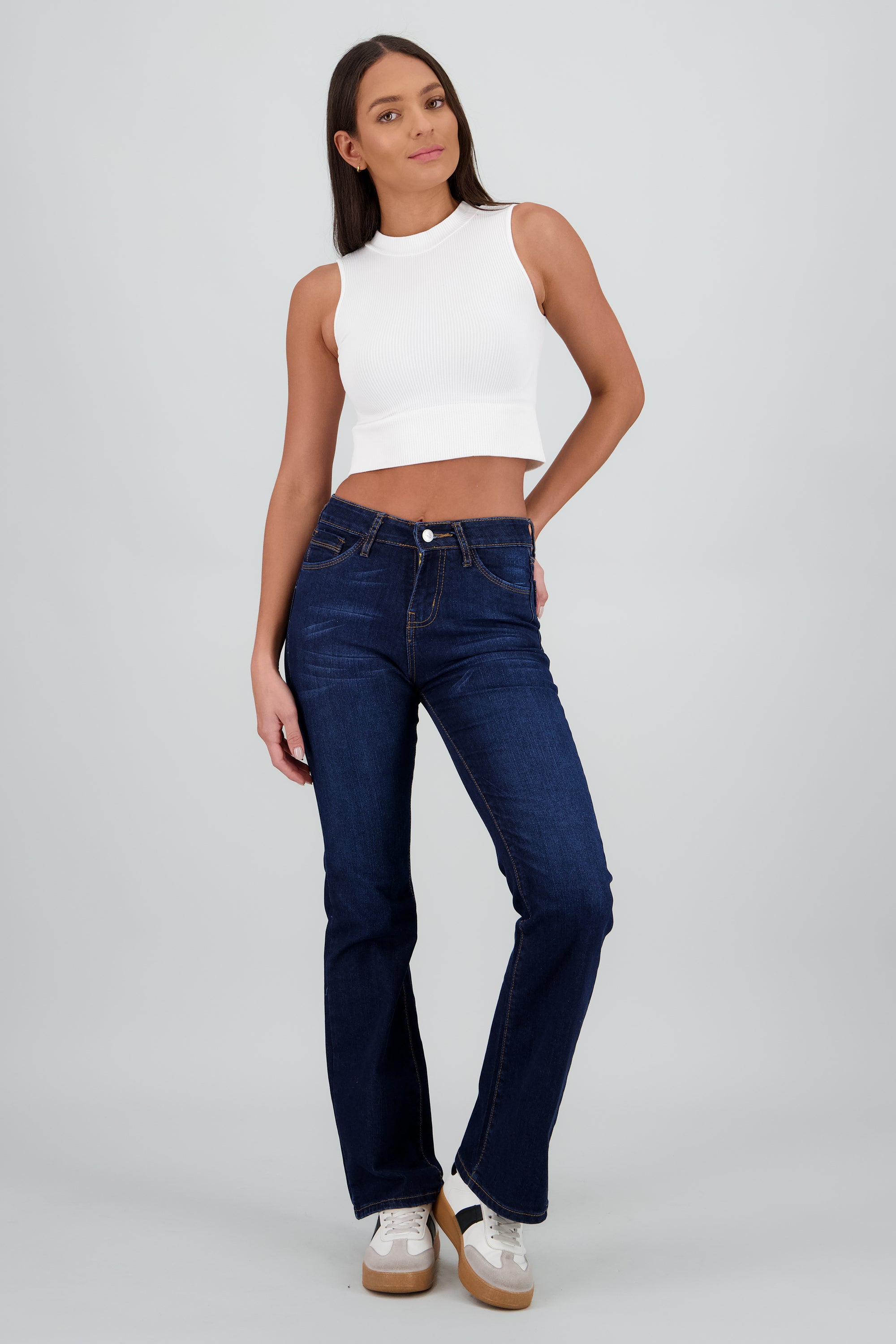 Jeans flare slim confort INDIGO