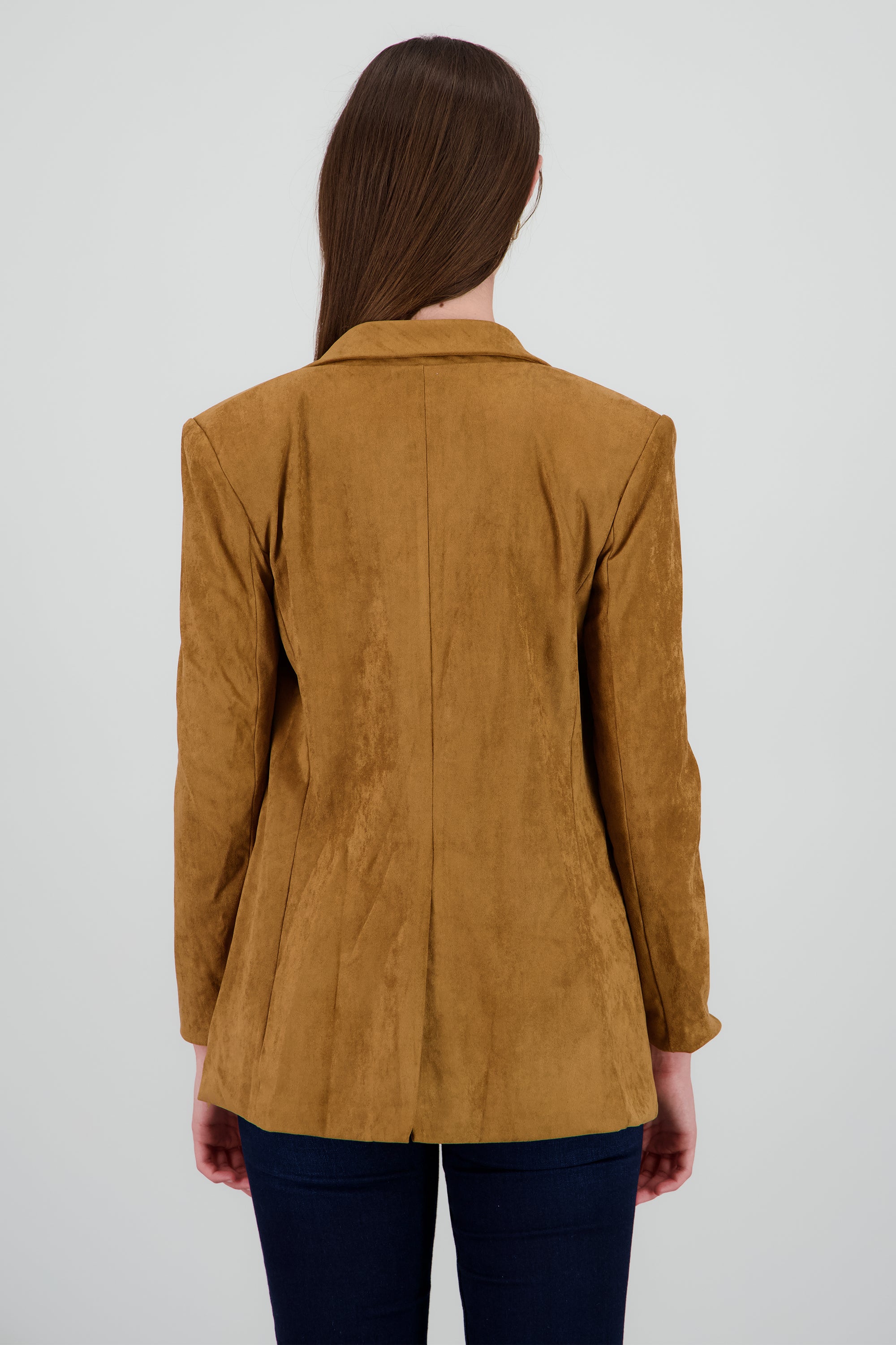 Saco de gamuza liso CAMELLO