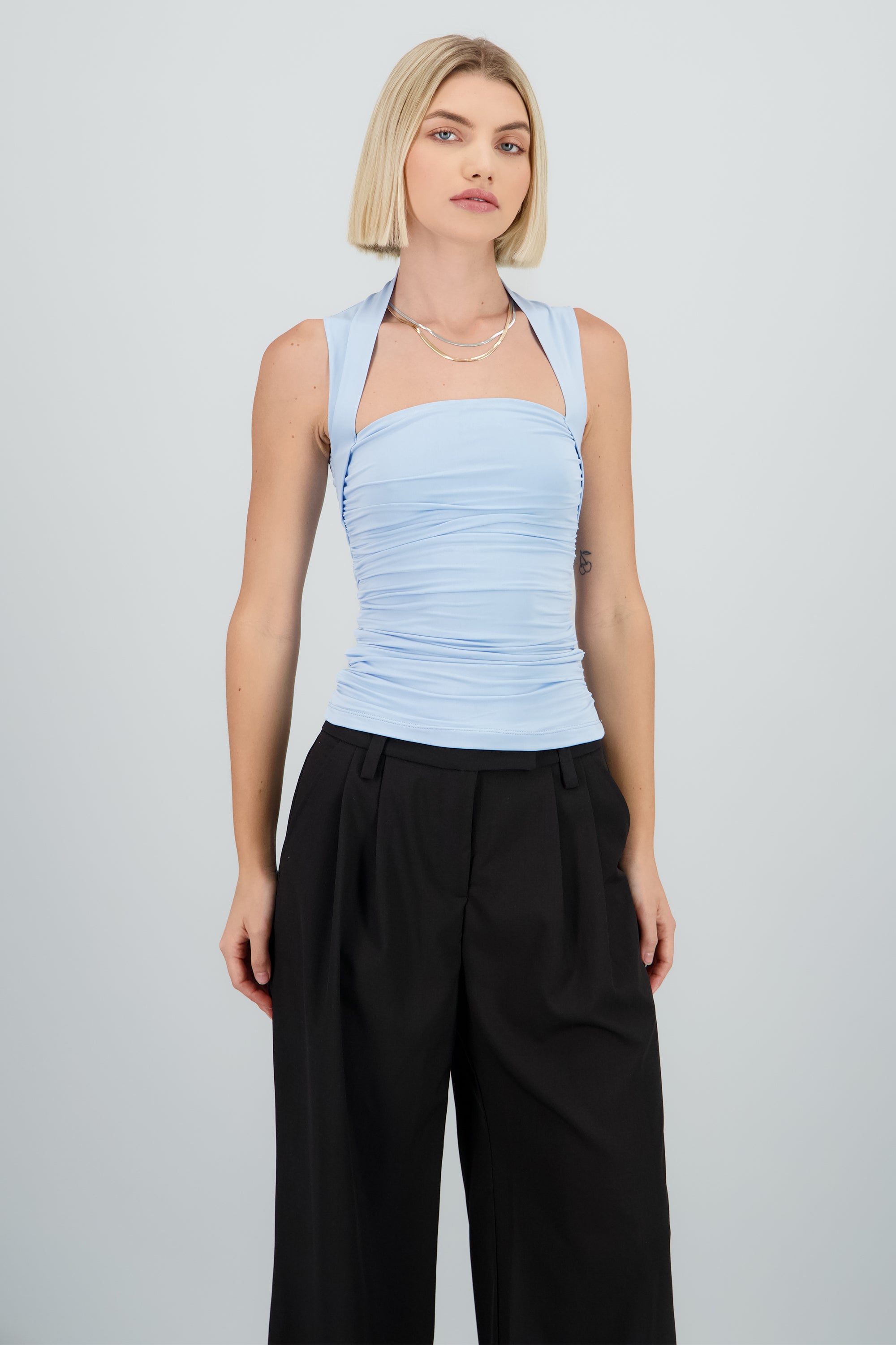 Top tirantes amplios AZUL PASTEL