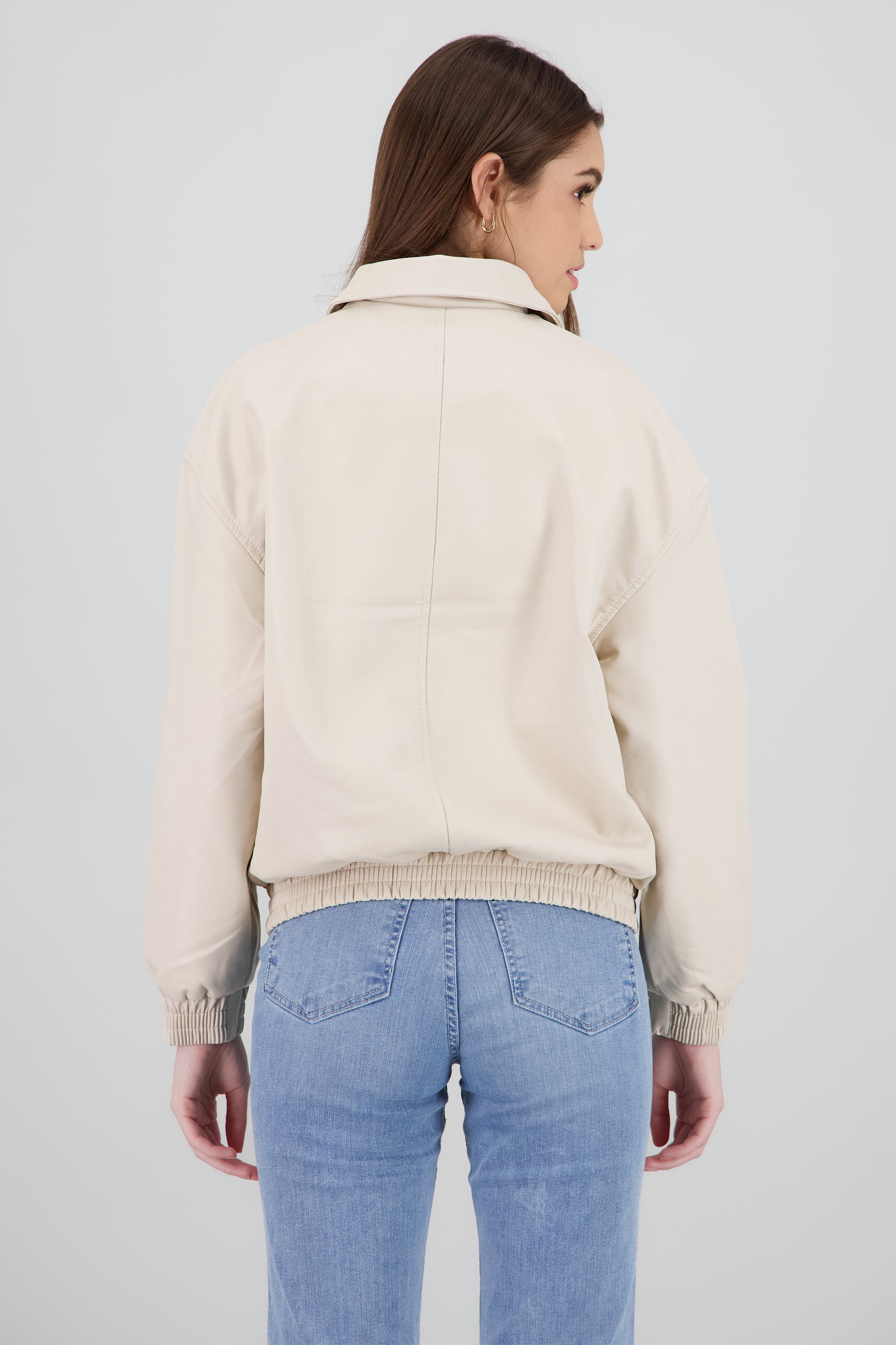 Bomber oversize pu CREMA