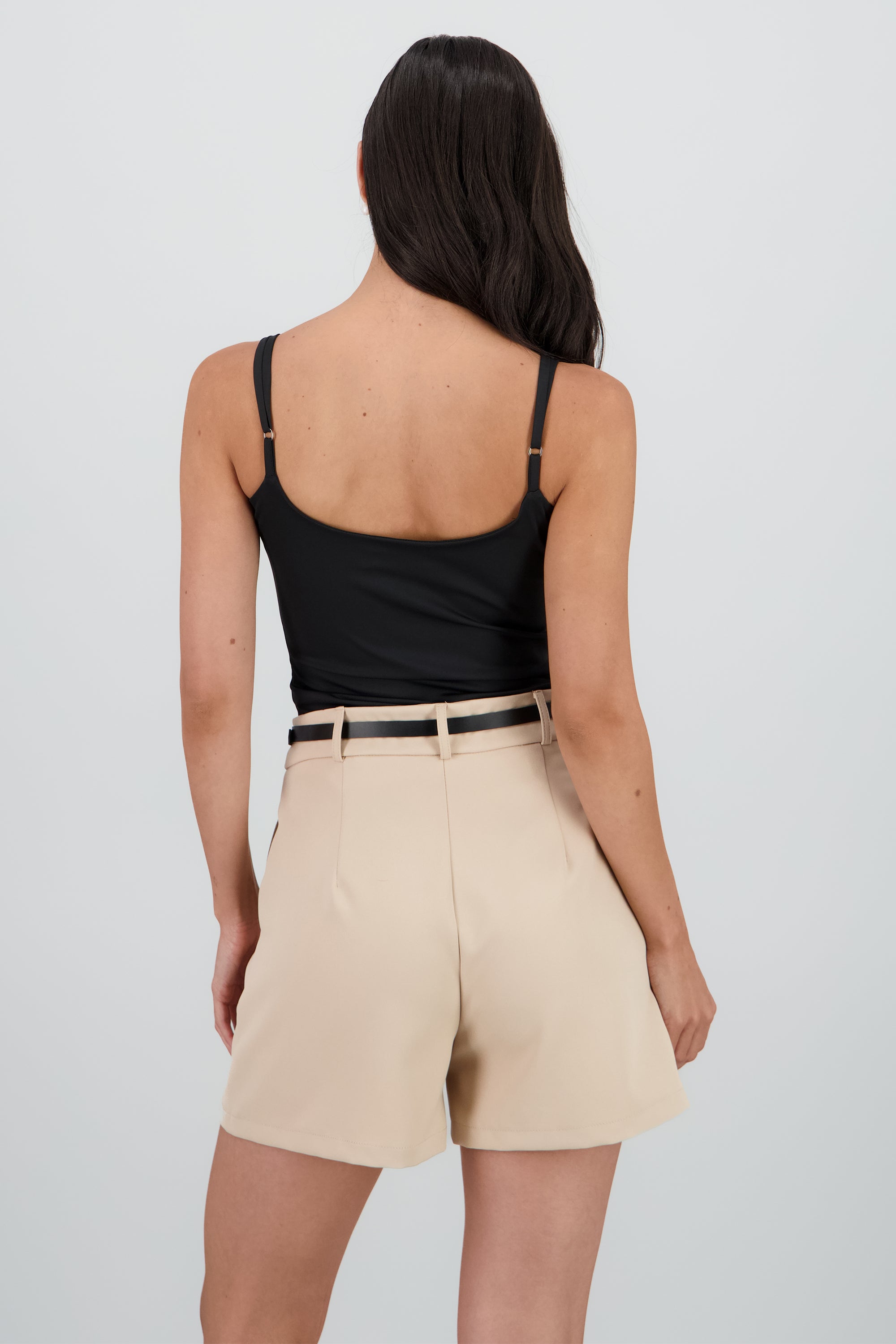 Body entallado tirantes ajustables NEGRO