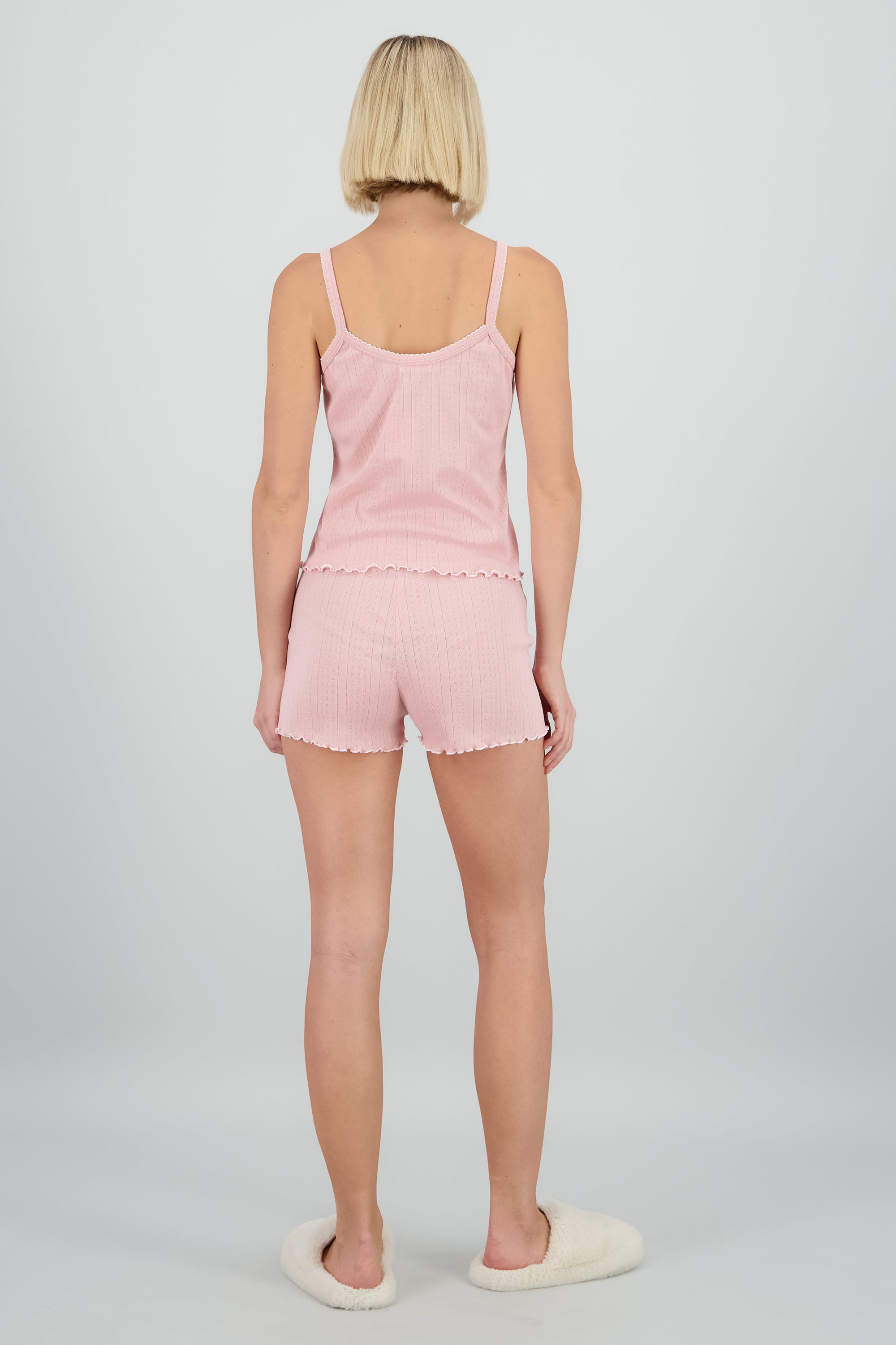 Pijama detalle calada ROSA