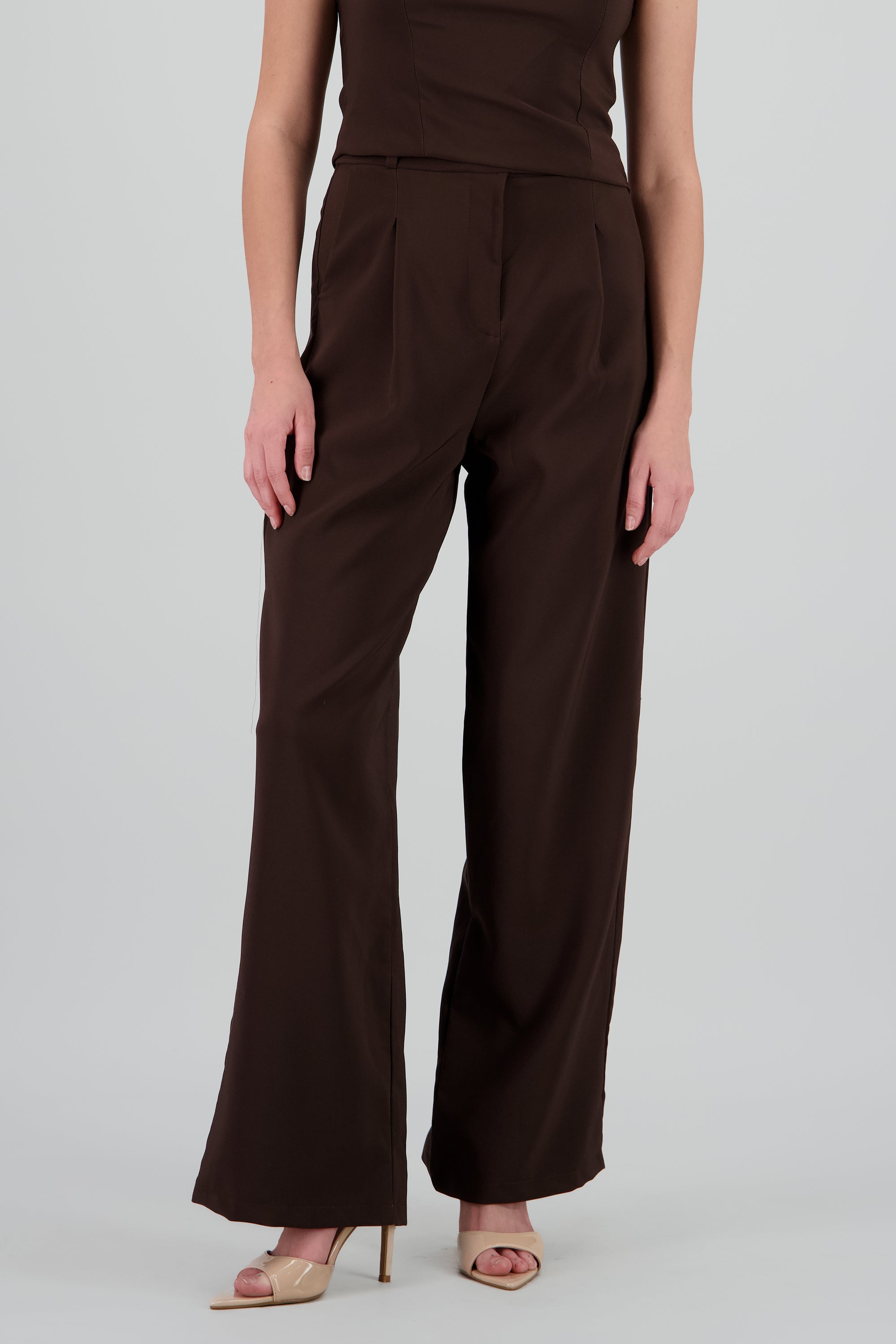 Top halter cortes CHOCOLATE
