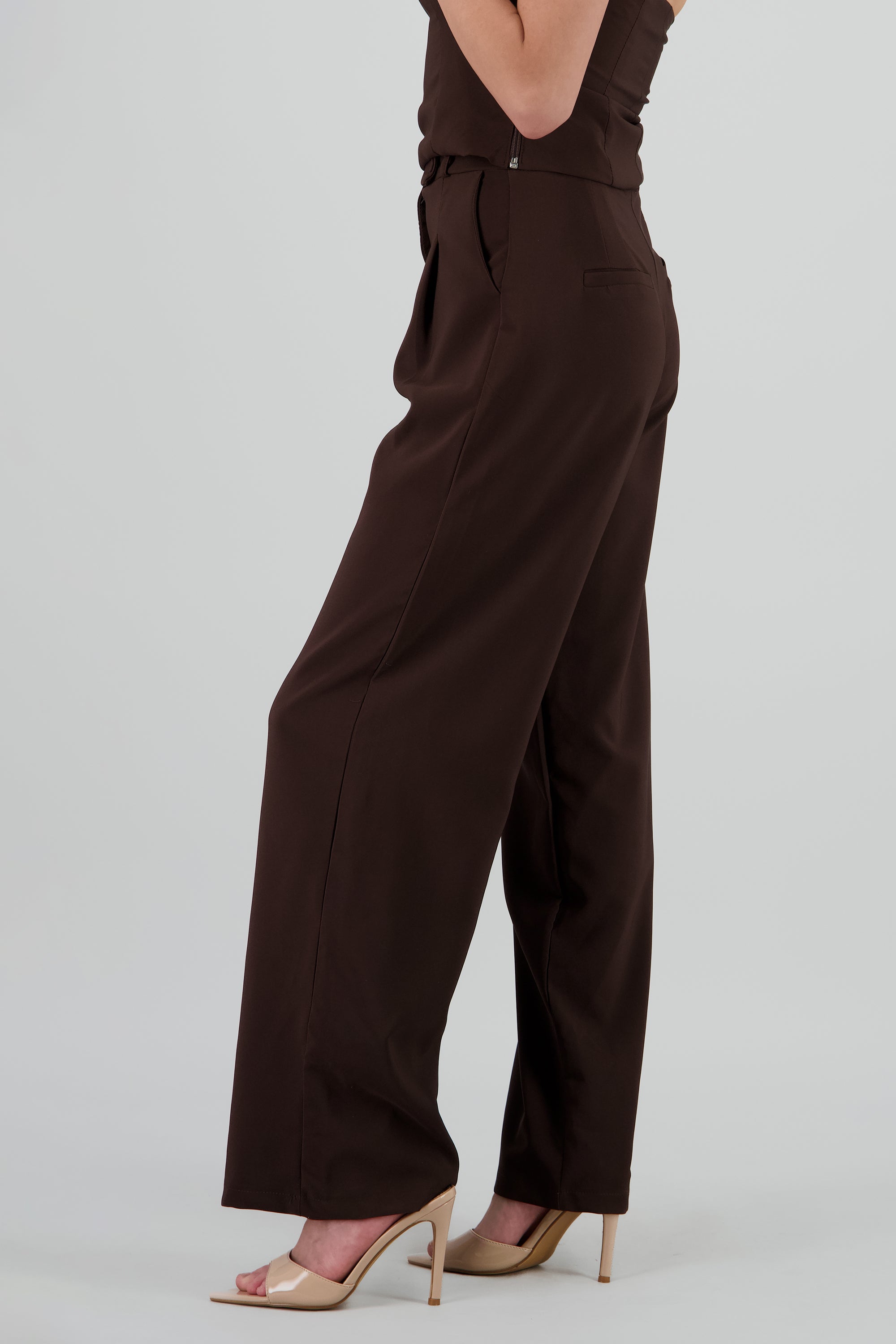 Top halter cortes CHOCOLATE