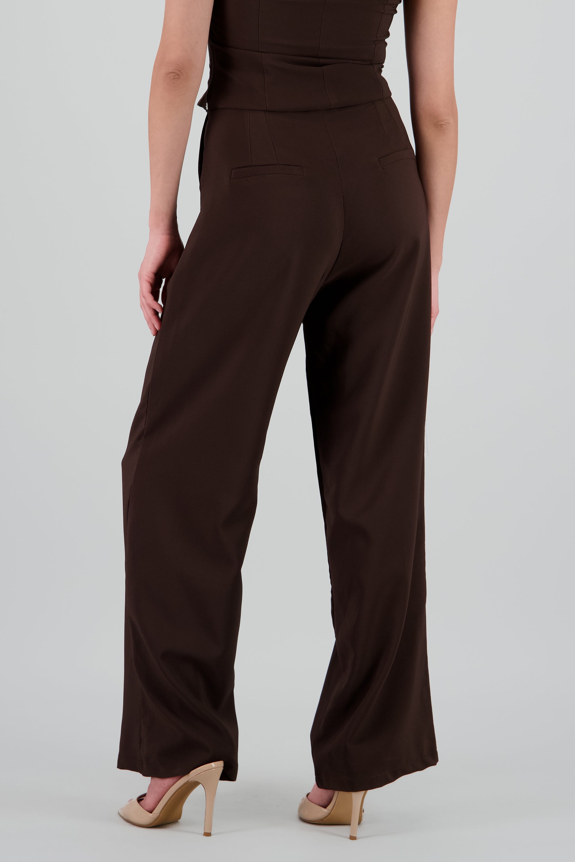 Top halter cortes CHOCOLATE