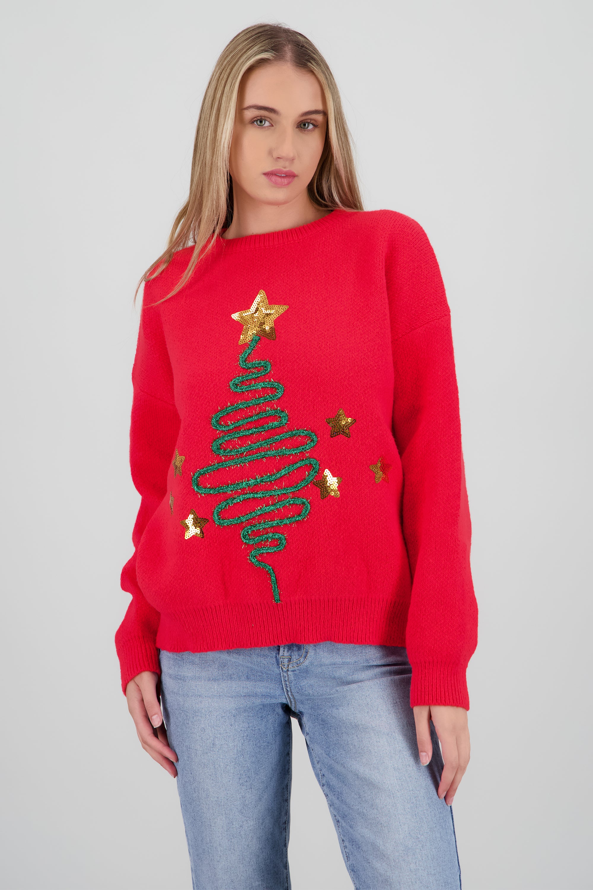 Sueter arbol navideno ROJO