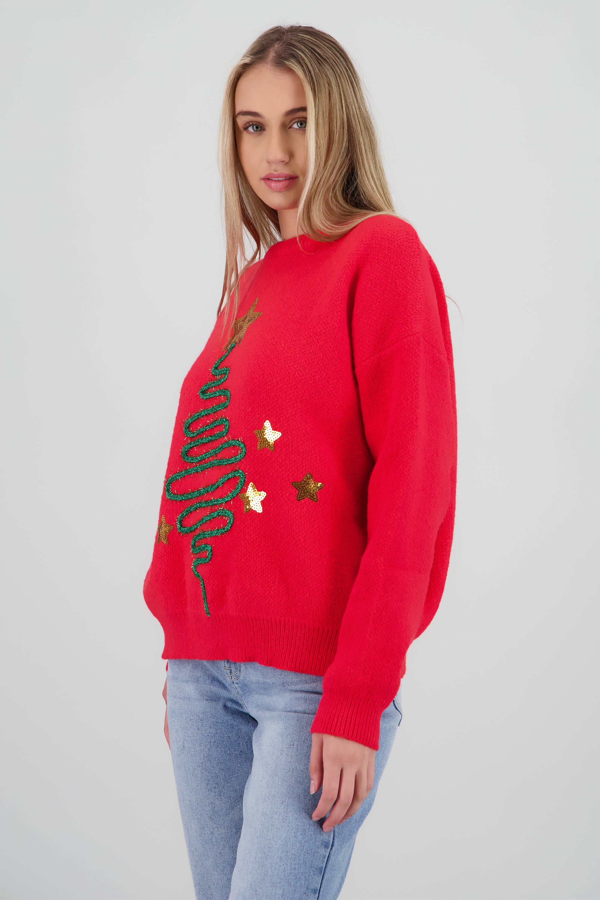 Sueter arbol navideno ROJO