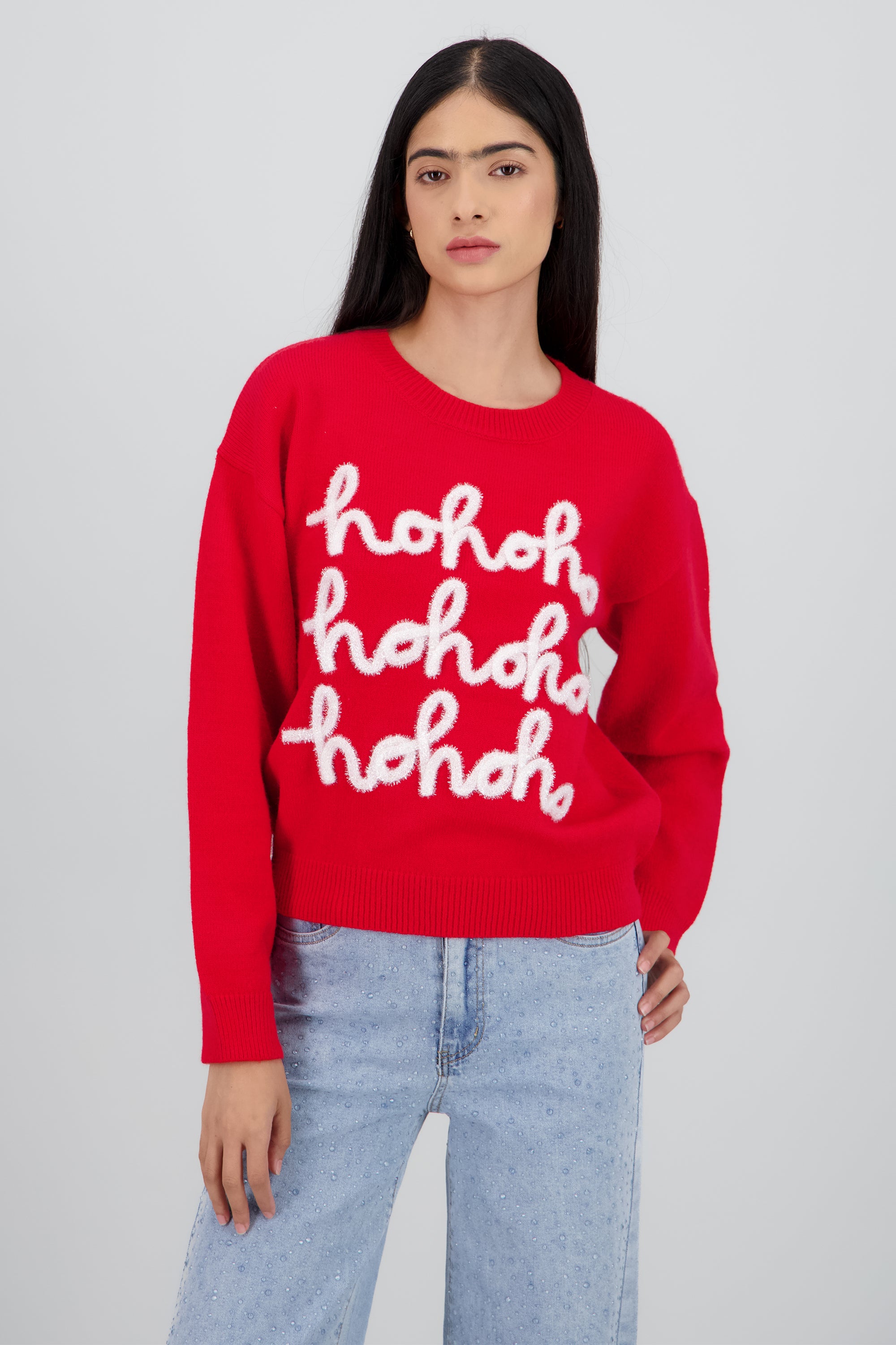 Sueter navidad hohoho ROJO