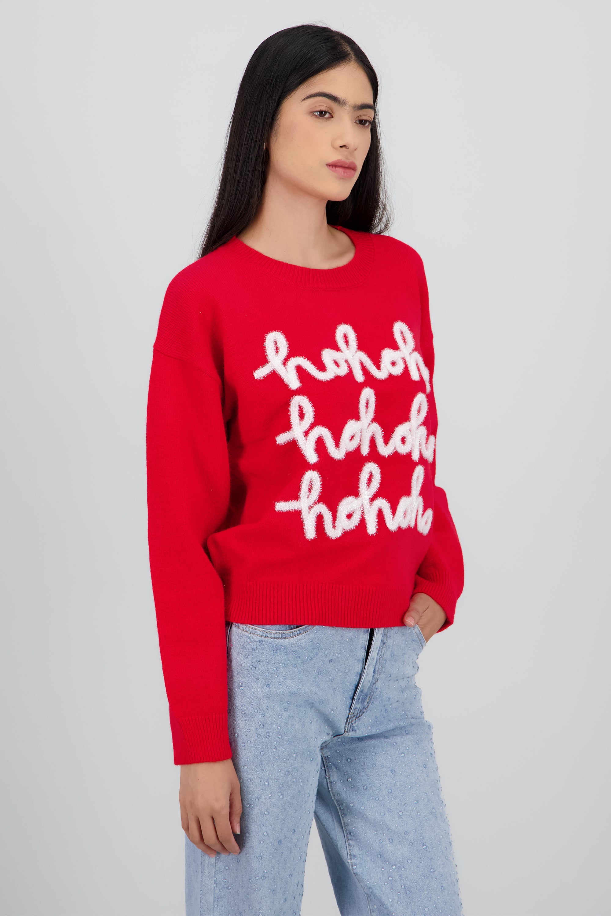 Sueter navidad hohoho ROJO