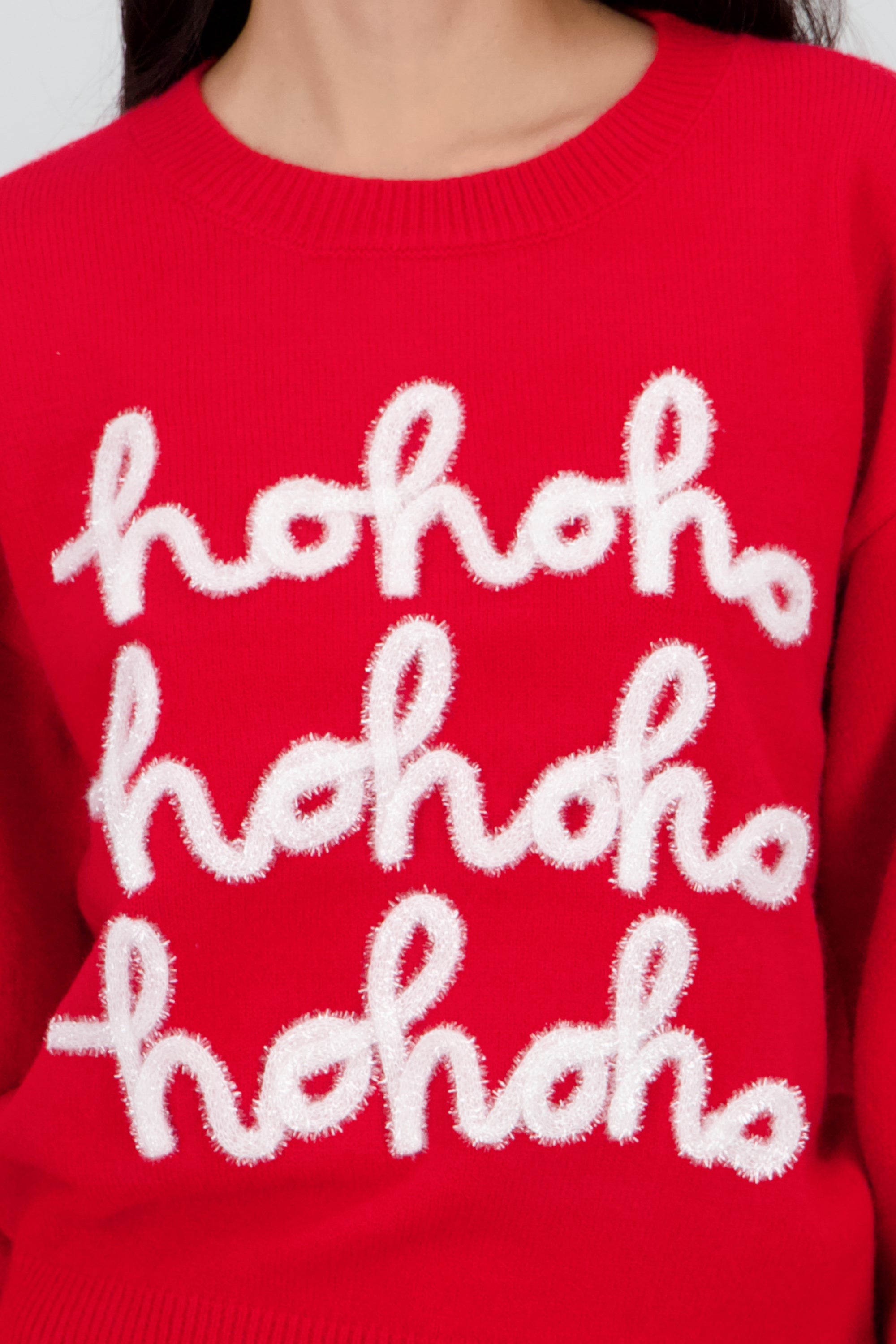 Sueter navidad hohoho ROJO
