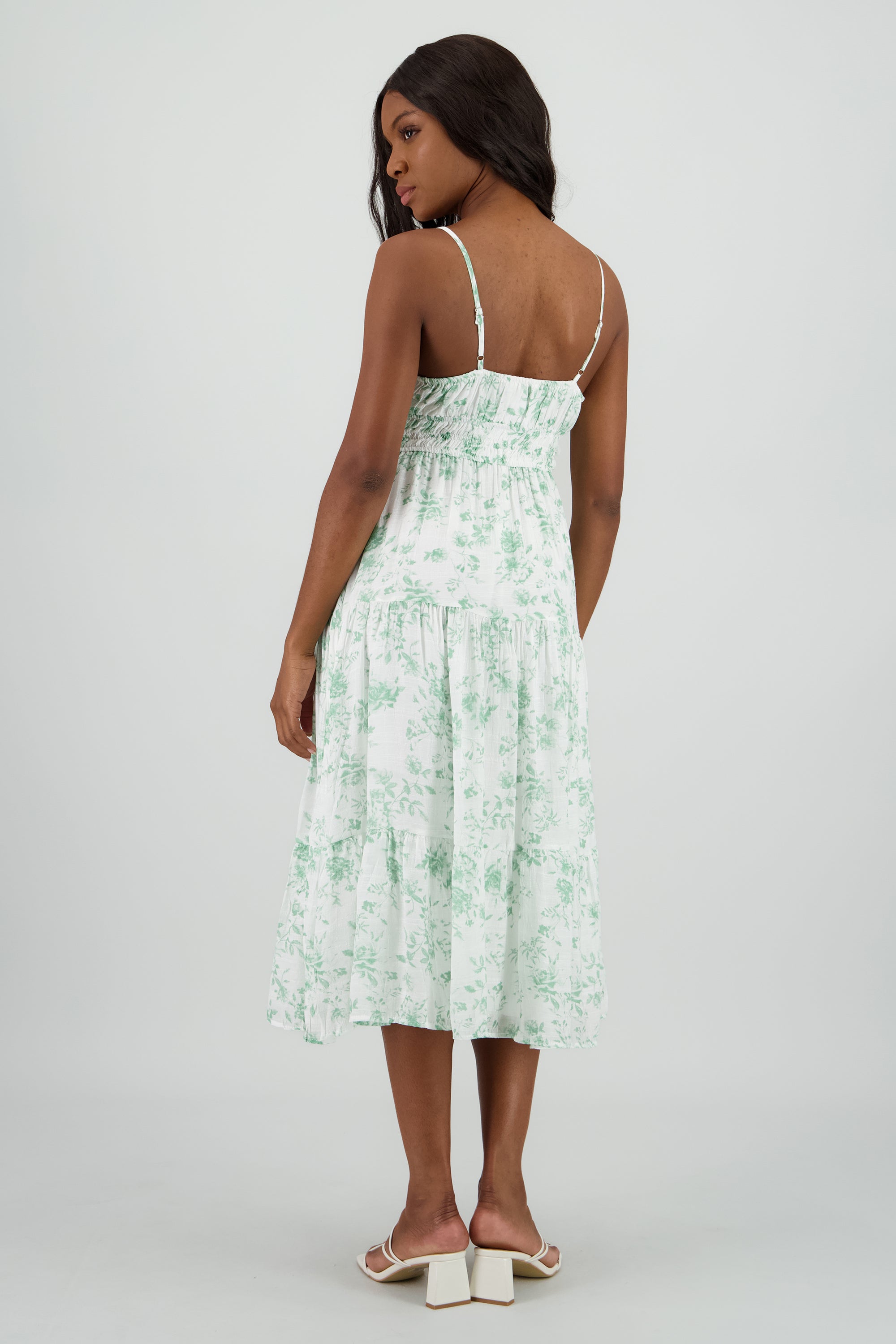 Vestido maxi deatlle floral SAGE