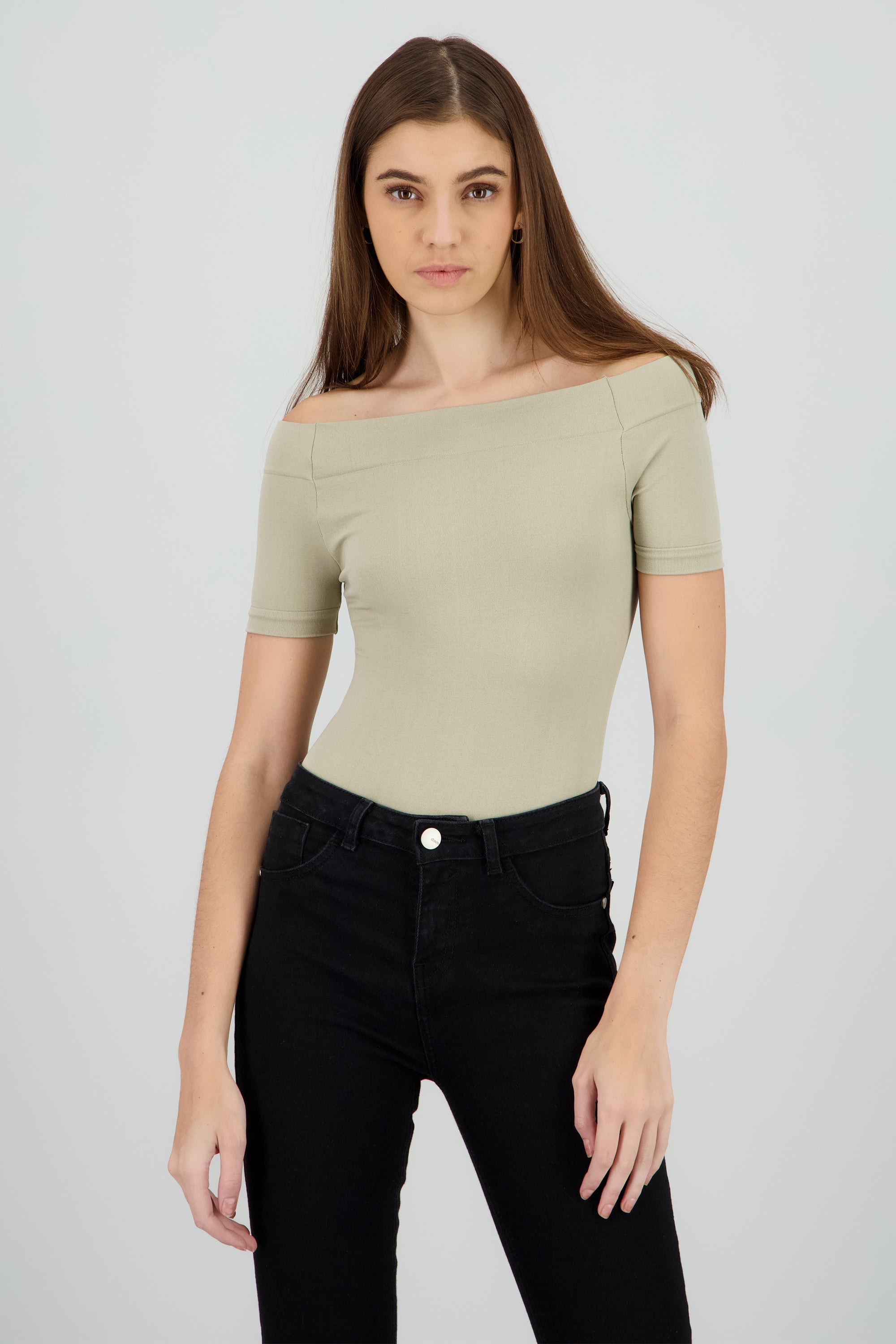 Bodysuit Liso Hombros Descubiertos SAGE