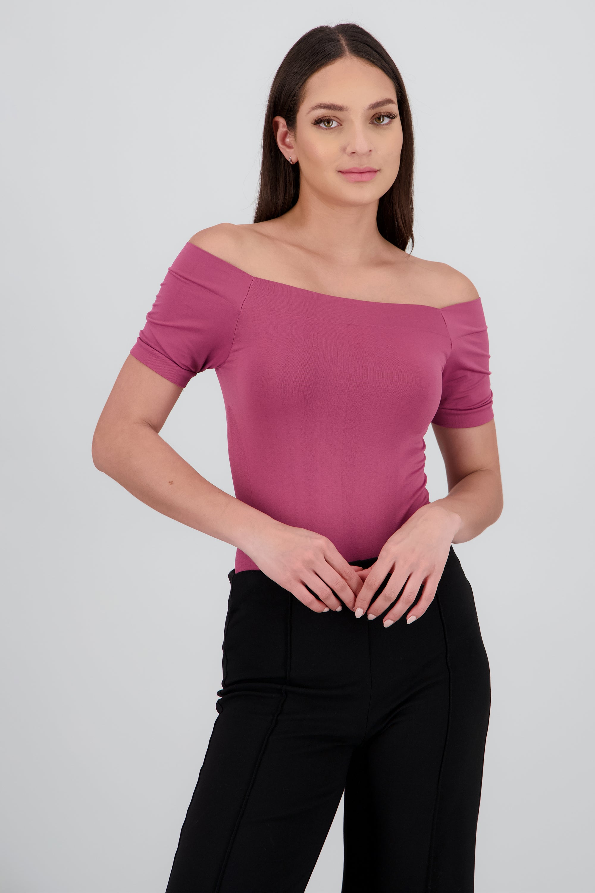 Bodysuit Liso Hombros Descubiertos MALVA