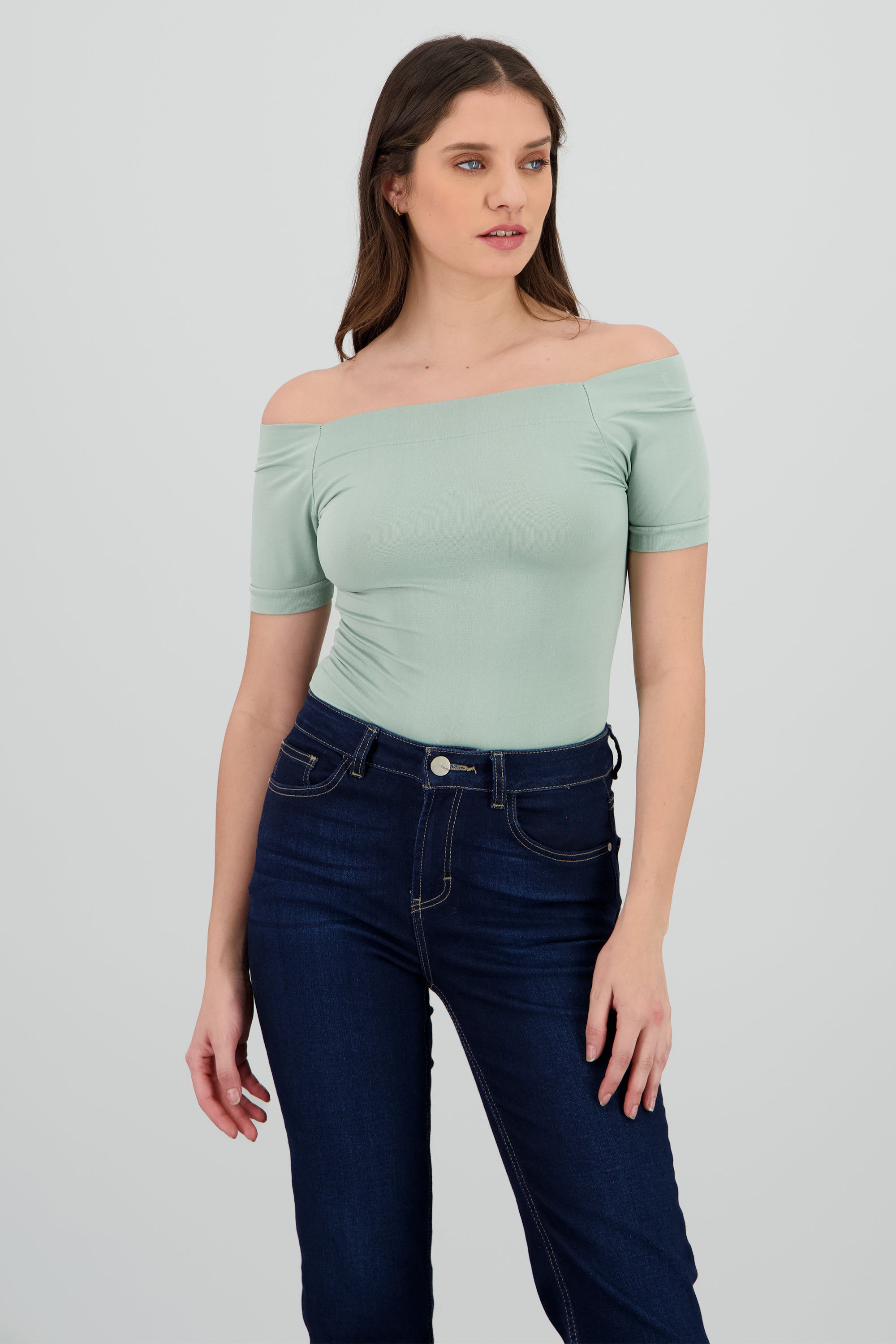 Bodysuit Liso Hombros Descubiertos SAGE