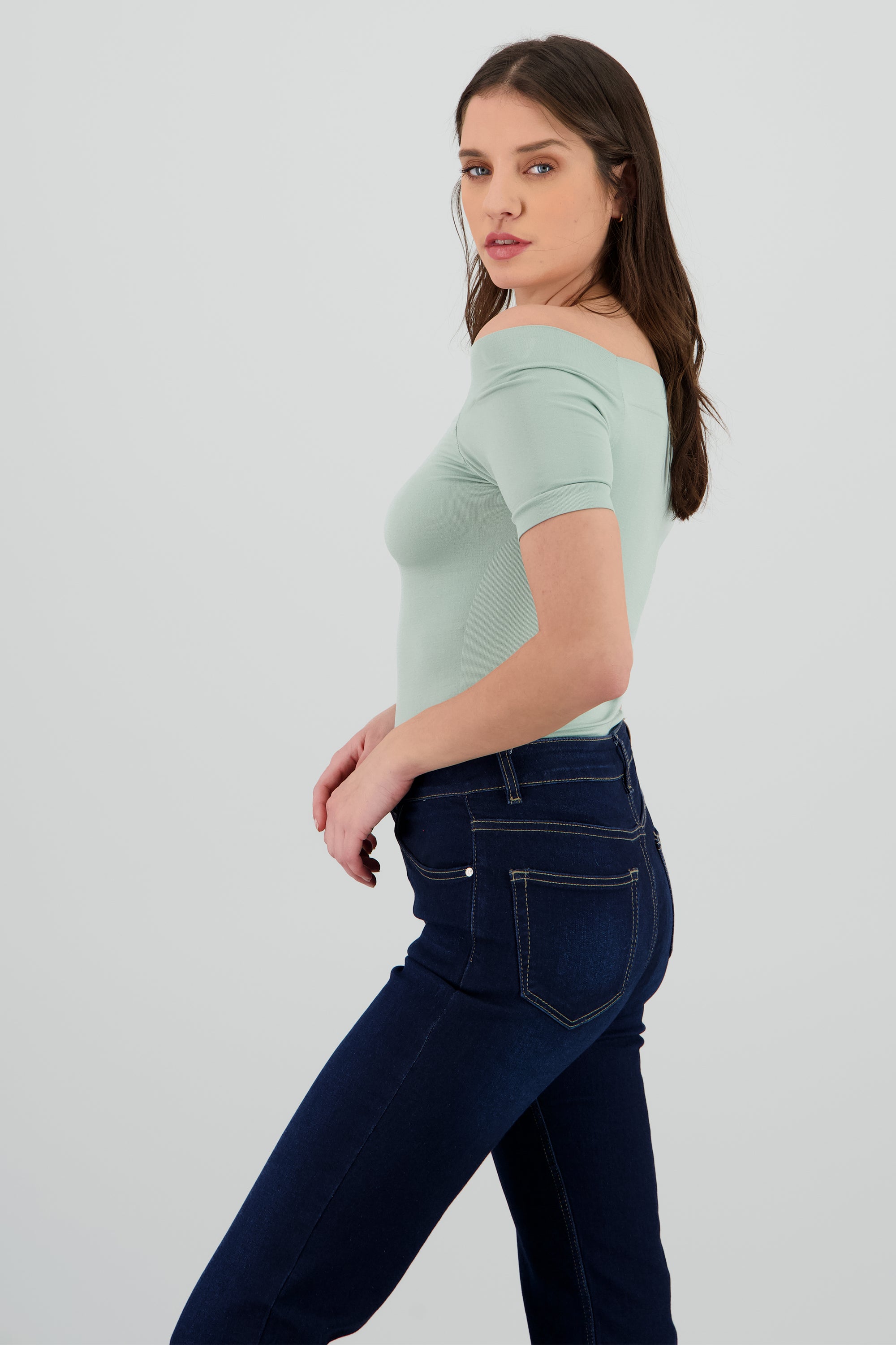Bodysuit Liso Hombros Descubiertos SAGE
