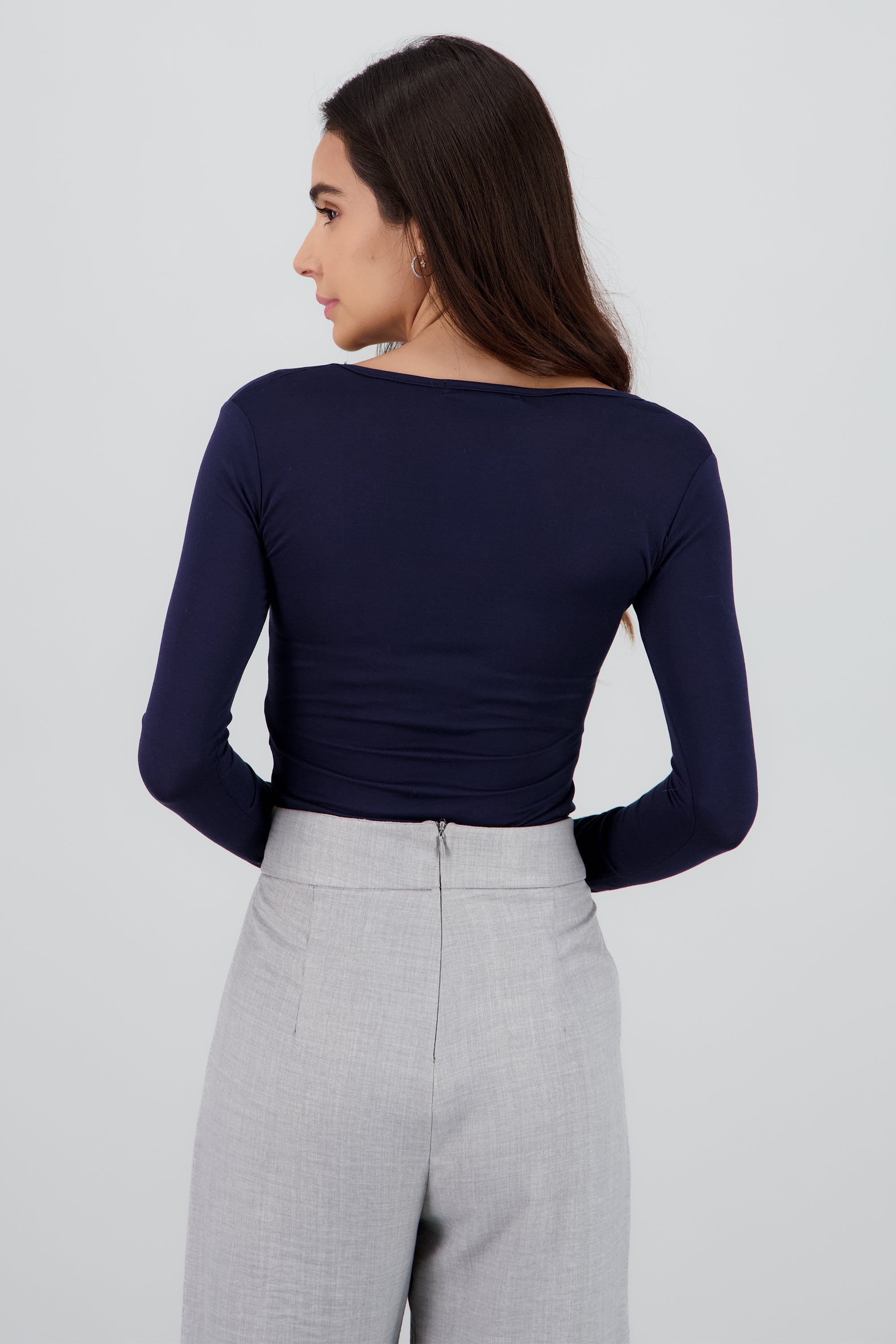 Bodysuit Liso Escote Cuadrado MARINO