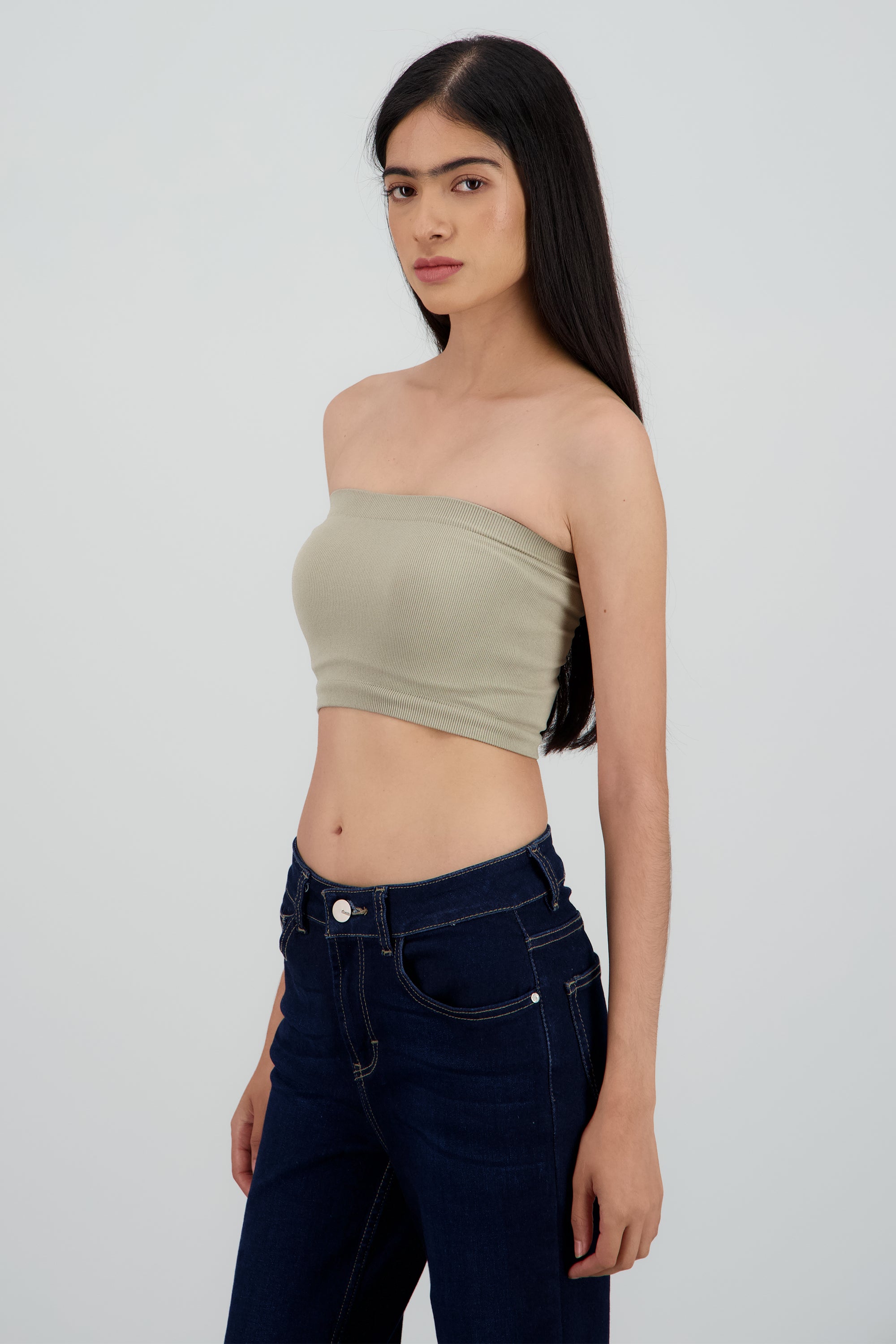 Top Tubo Elástico Acanalado SAGE