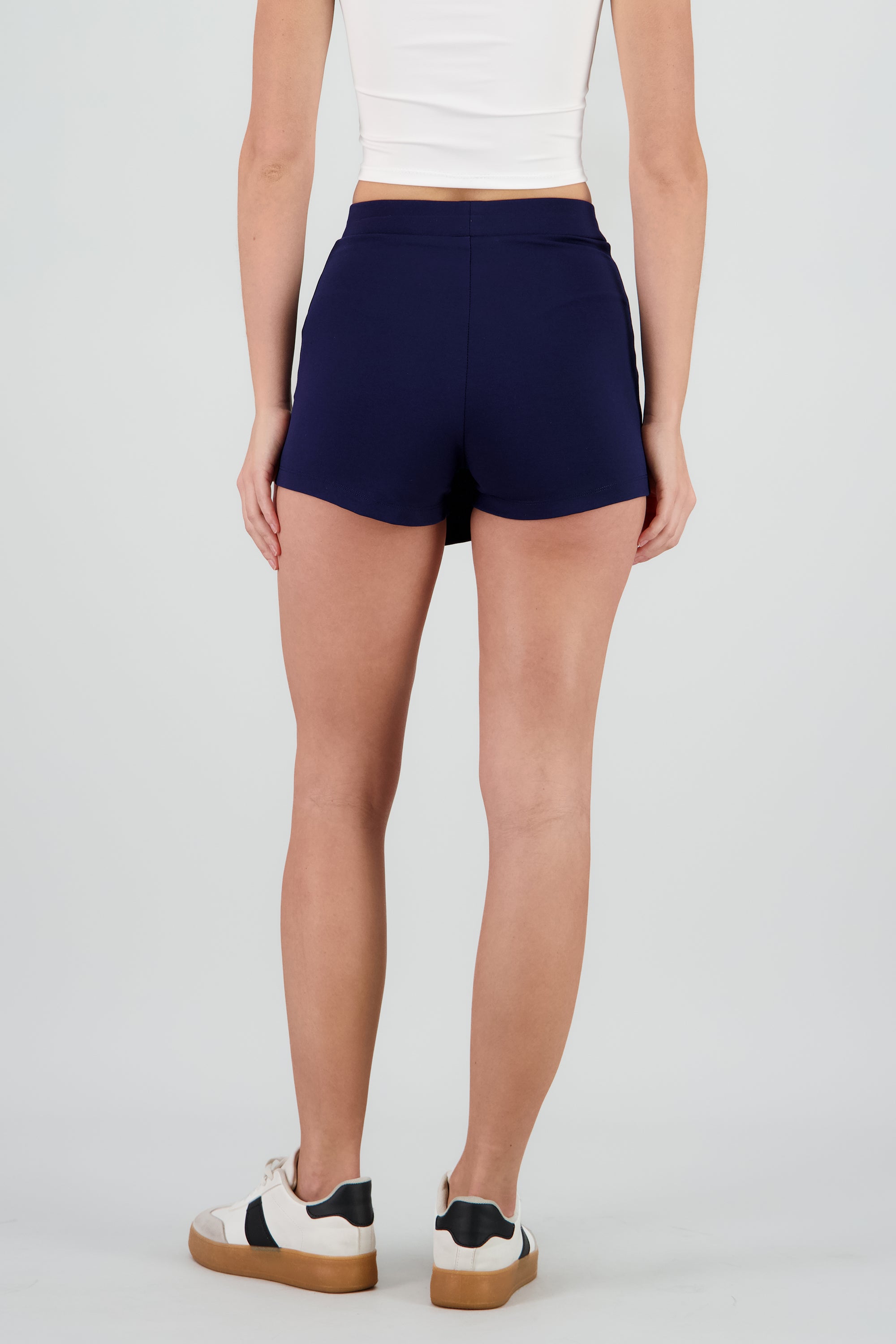 Falda Short Liso Asimétrico MARINO