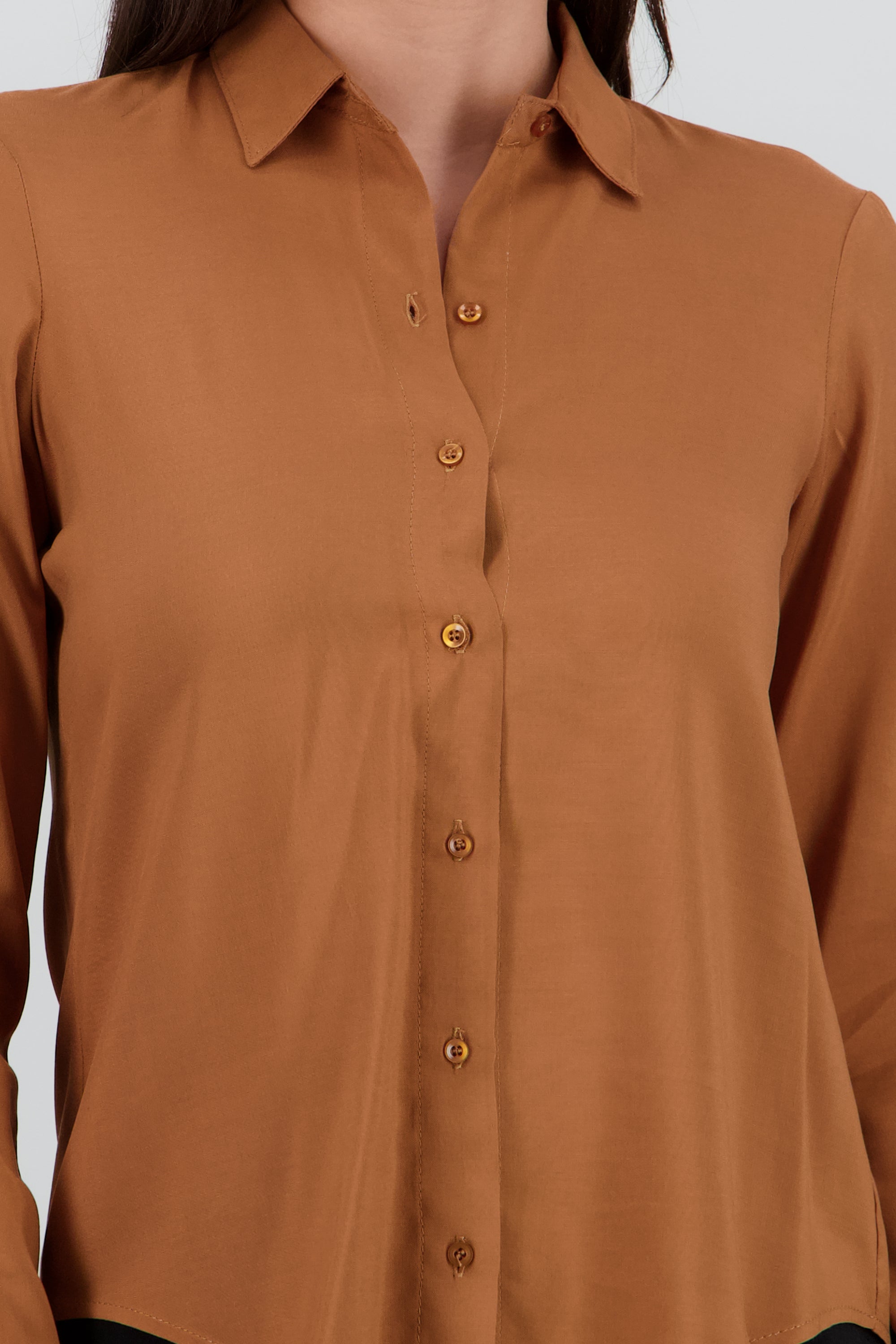 Camisa Manga Larga Lisa AMBAR