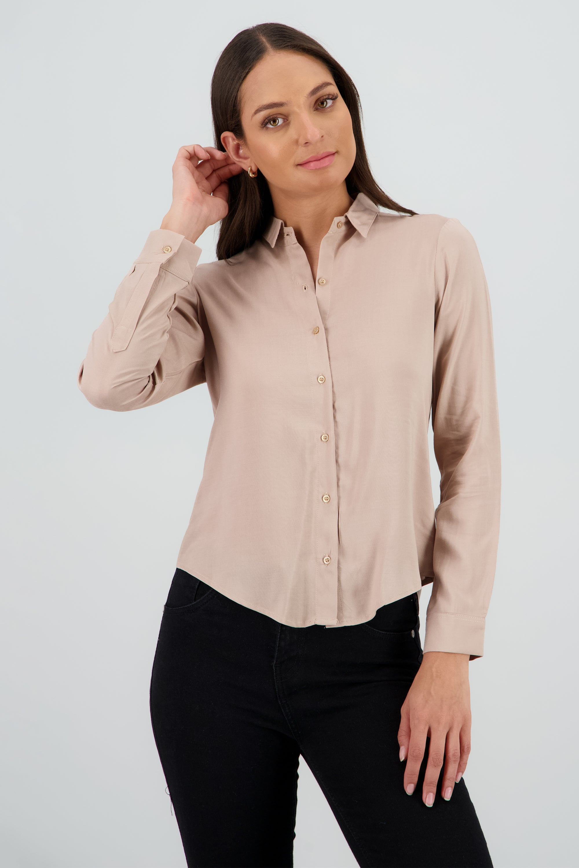 Camisa Manga Larga Lisa ARENA