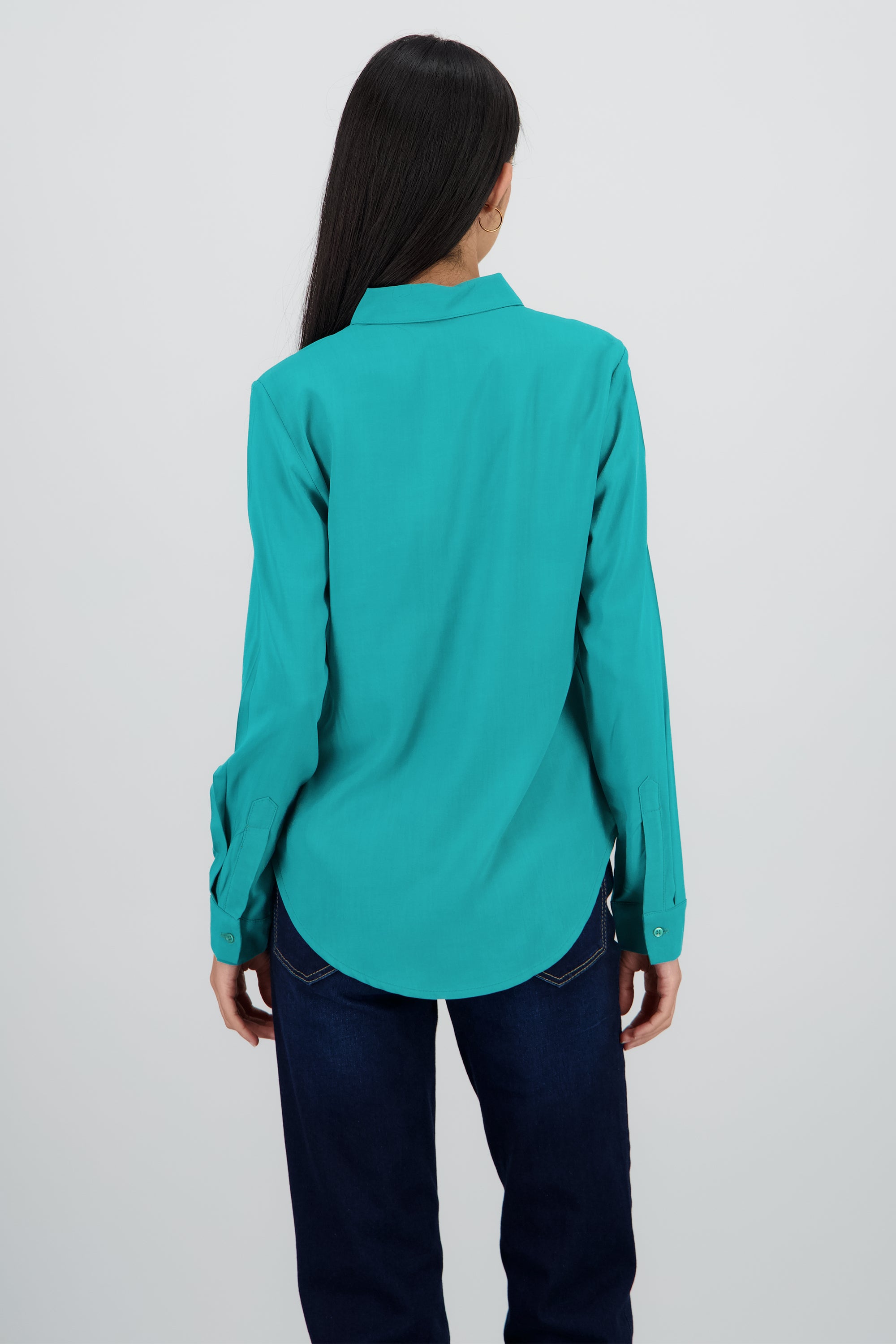 Camisa Manga Larga Lisa MENTA