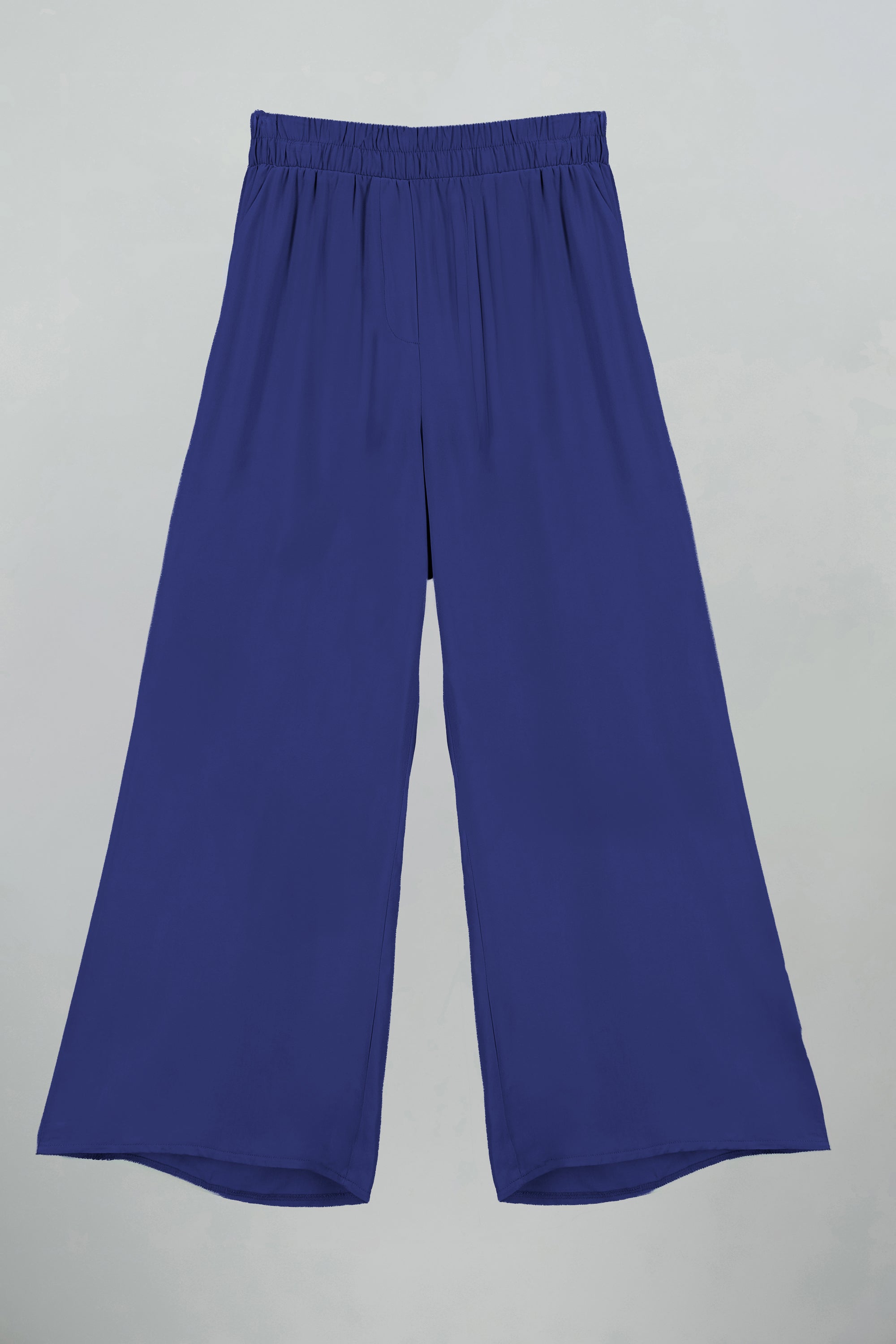 Pantalón Wide Leg Cintura Alta Fruncida