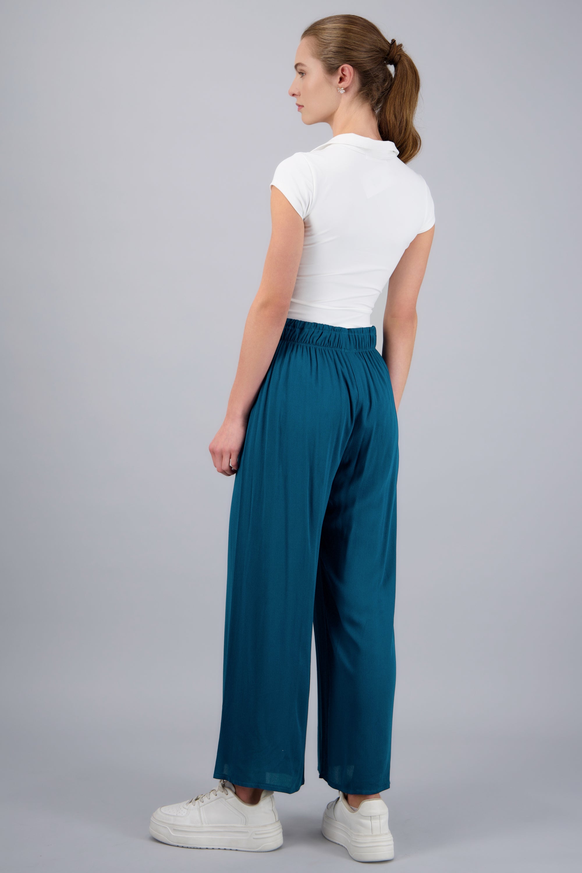 Pantalón Wide Leg Cintura Elástico JADE