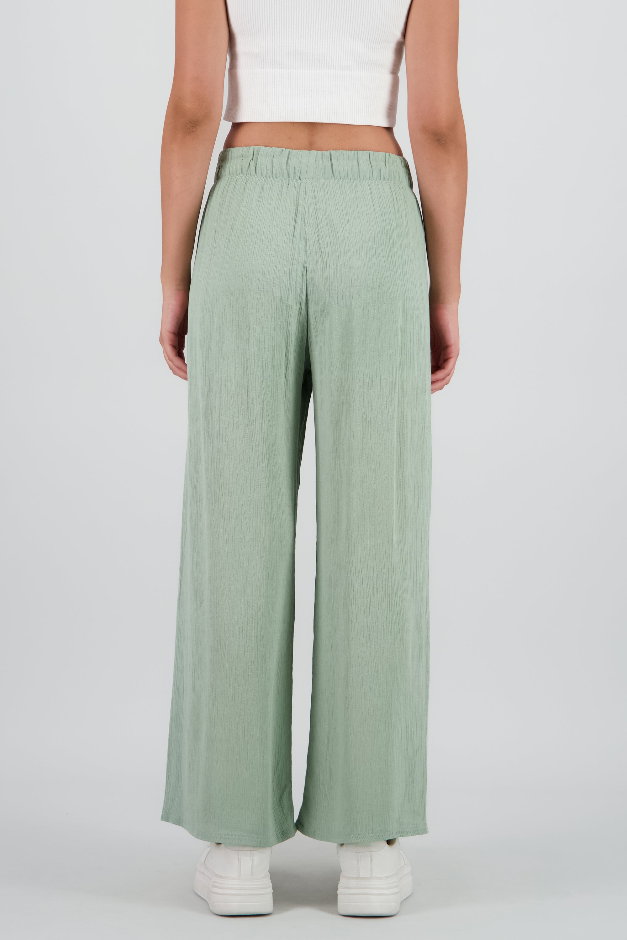 Pantalón Wide Leg Cintura Elástico SAGE