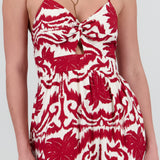 Maxi vestido estampado tropical