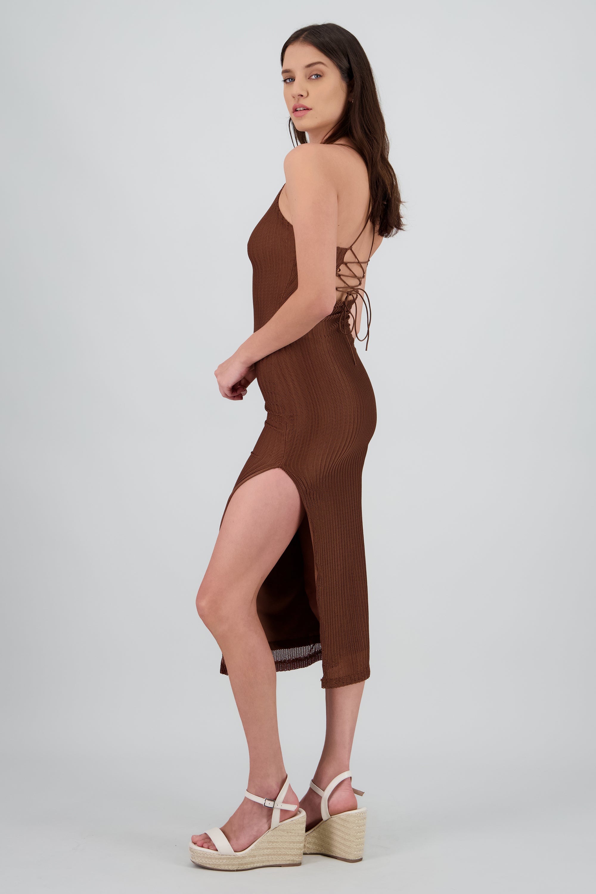 Vestido maxi red textura CAFE