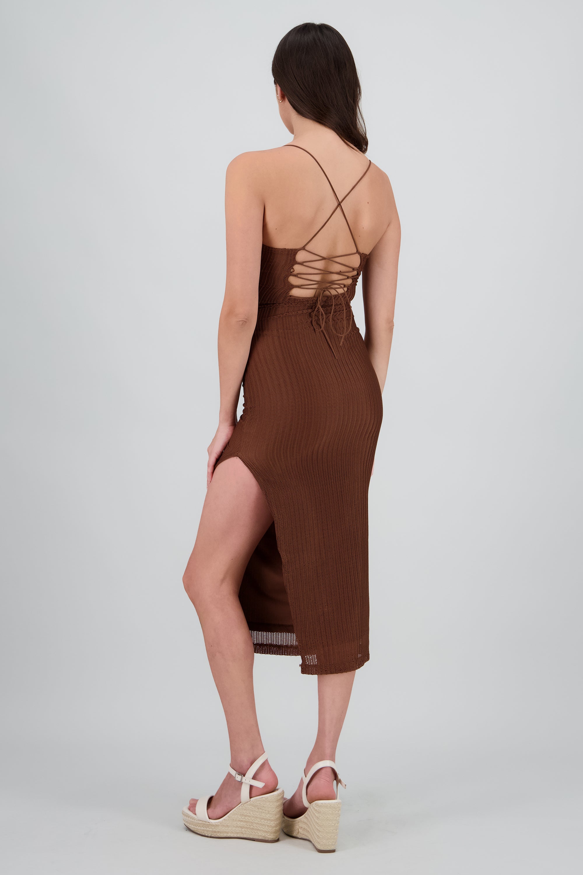 Vestido maxi red textura CAFE